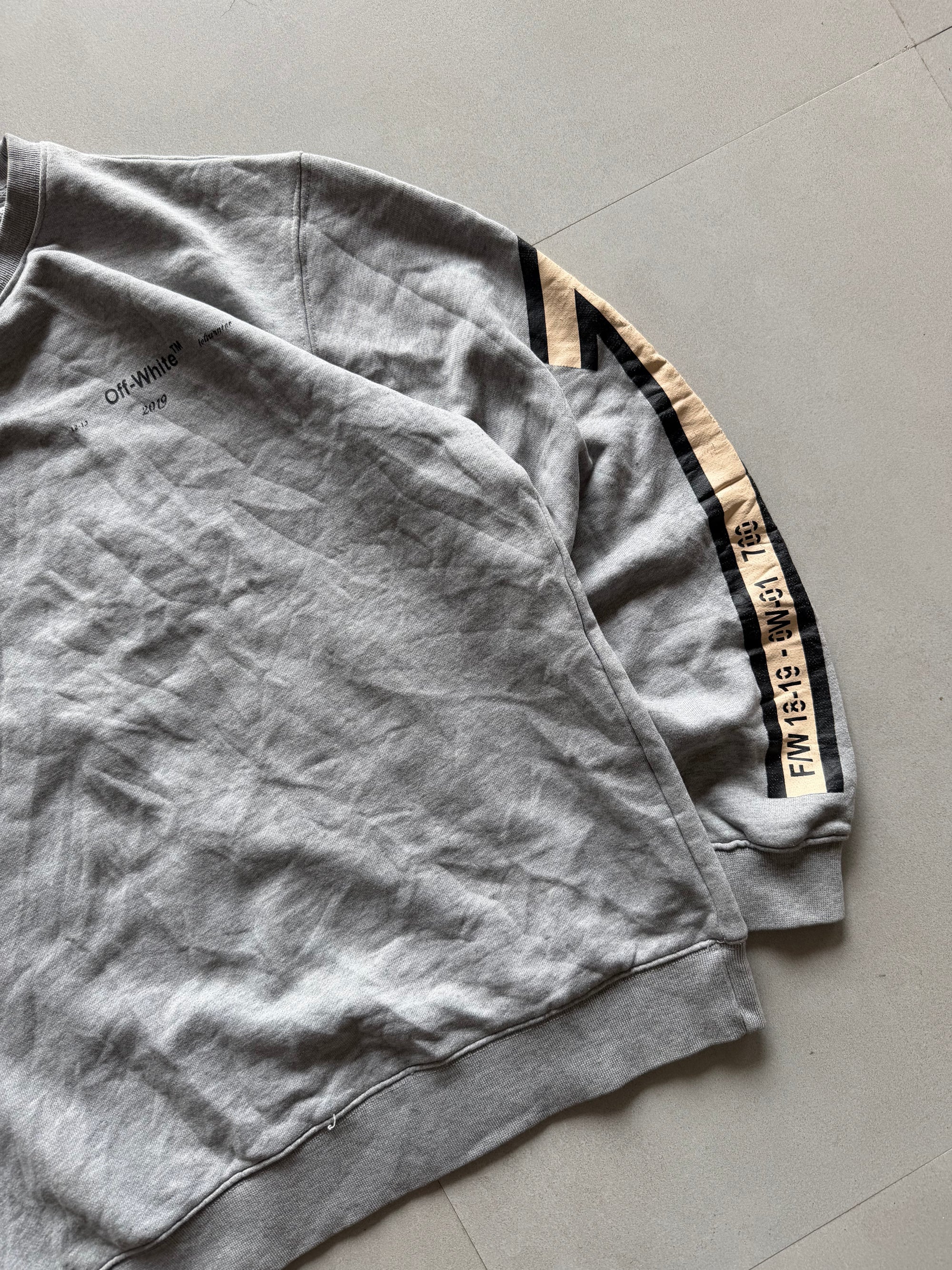 OFF WHITE SWEATSHRT - M