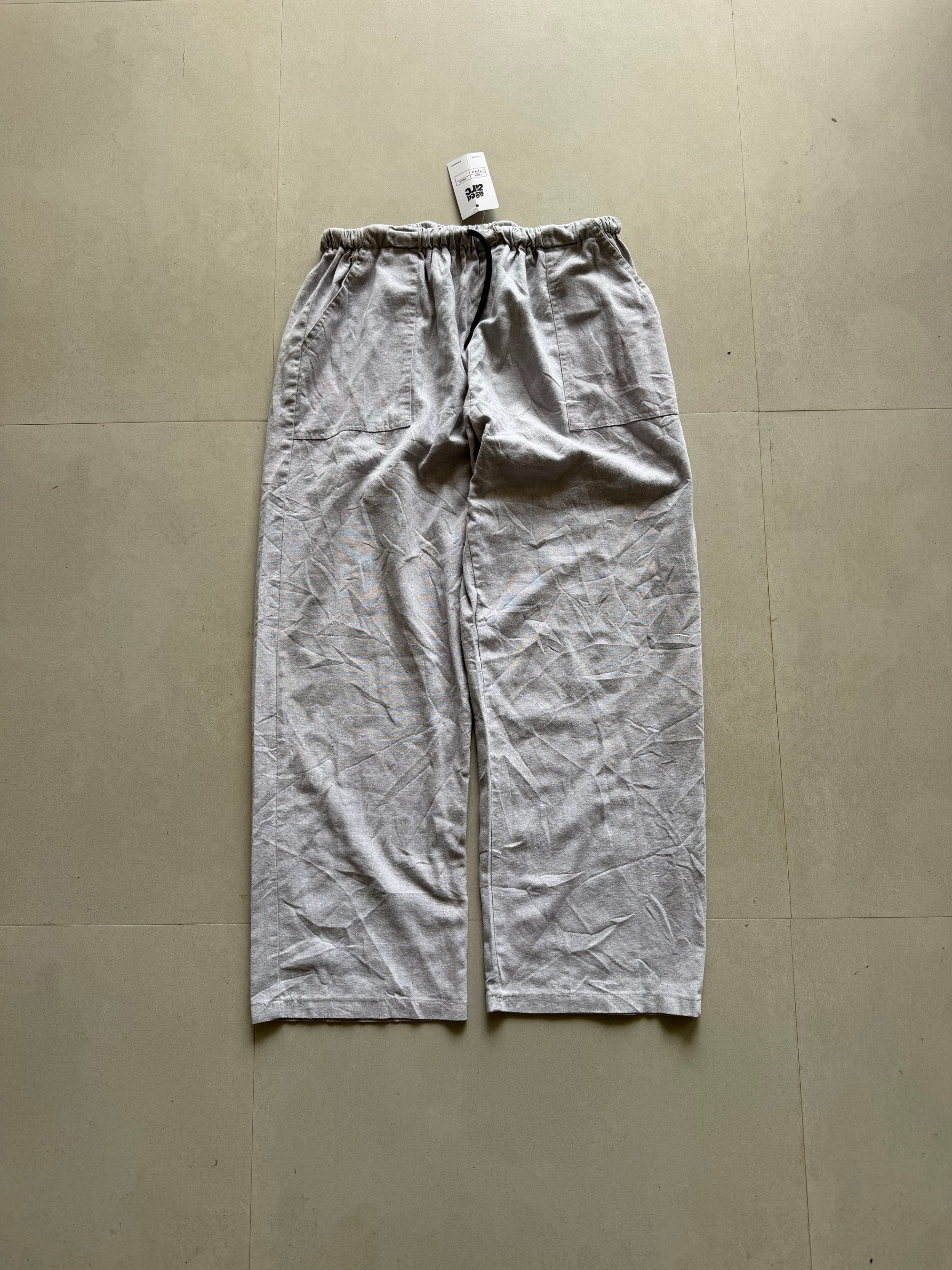WIDELEG LINEN PANT LNP44 - M
