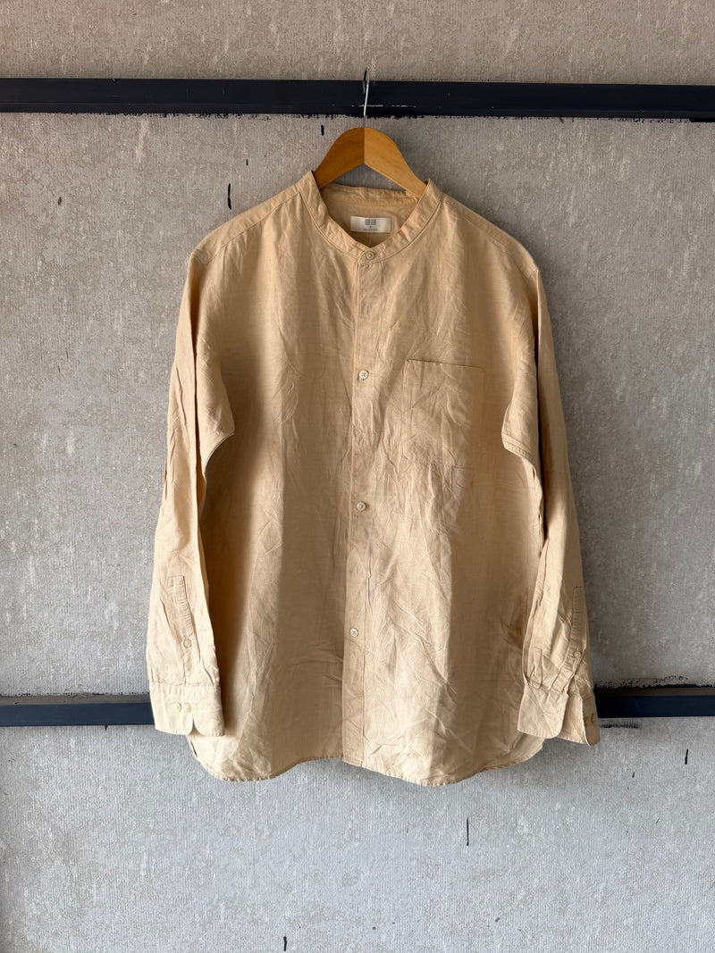 UNIQLO LINEN SHIRT SLN102 - L