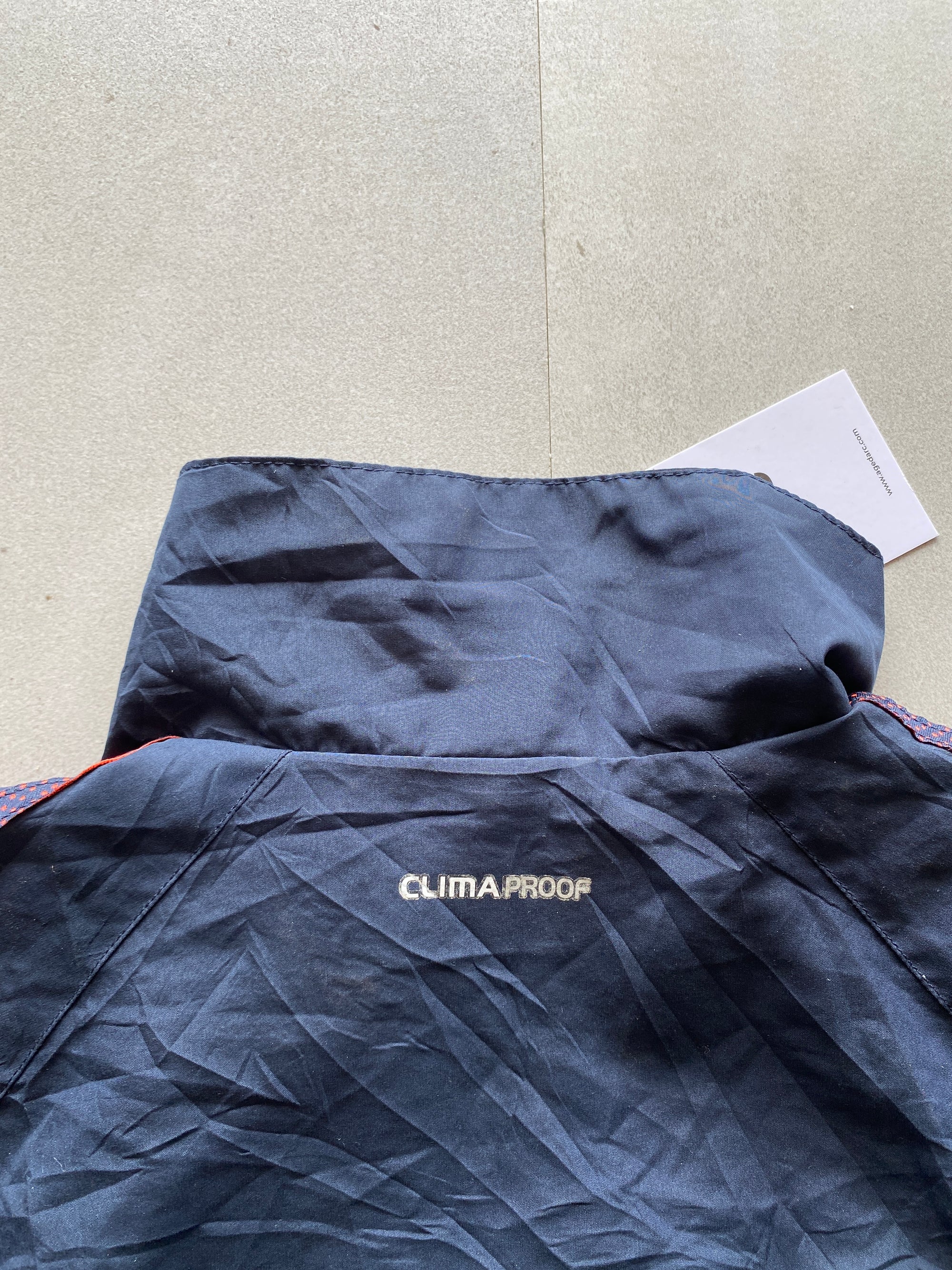 ADIDAS STRIPED CLIMAPROOF JACKET - M