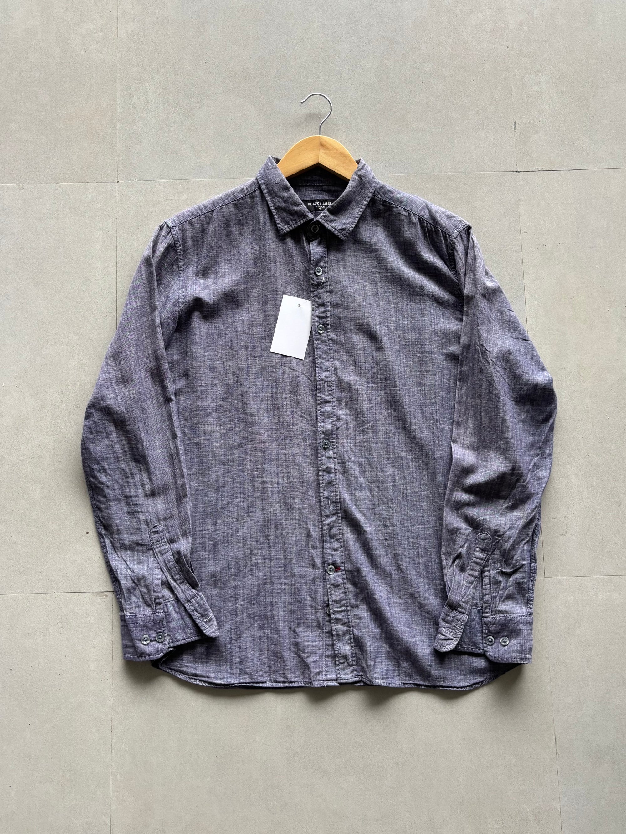 BLACK LABEL PURE LINEN SHIRT - M