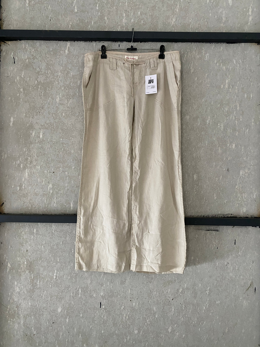 LINEN PANT - L