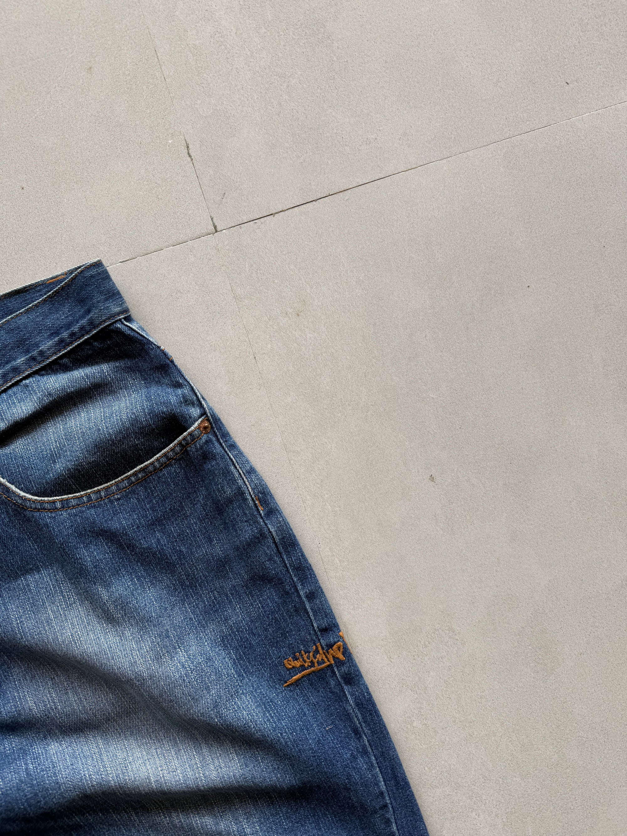 VINTAGE QUICK SILVER HEAVY WEIGHT DENIM - XL