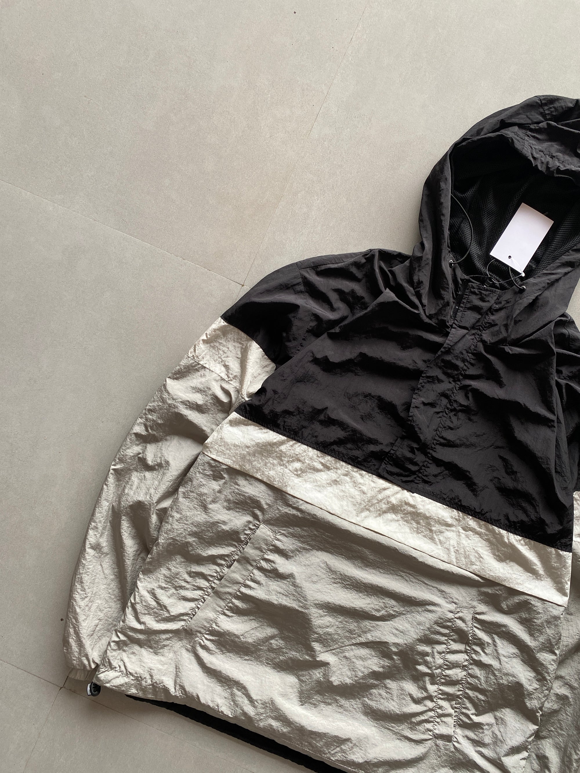 VINTAGE QUARTER ZIP JACKET - L