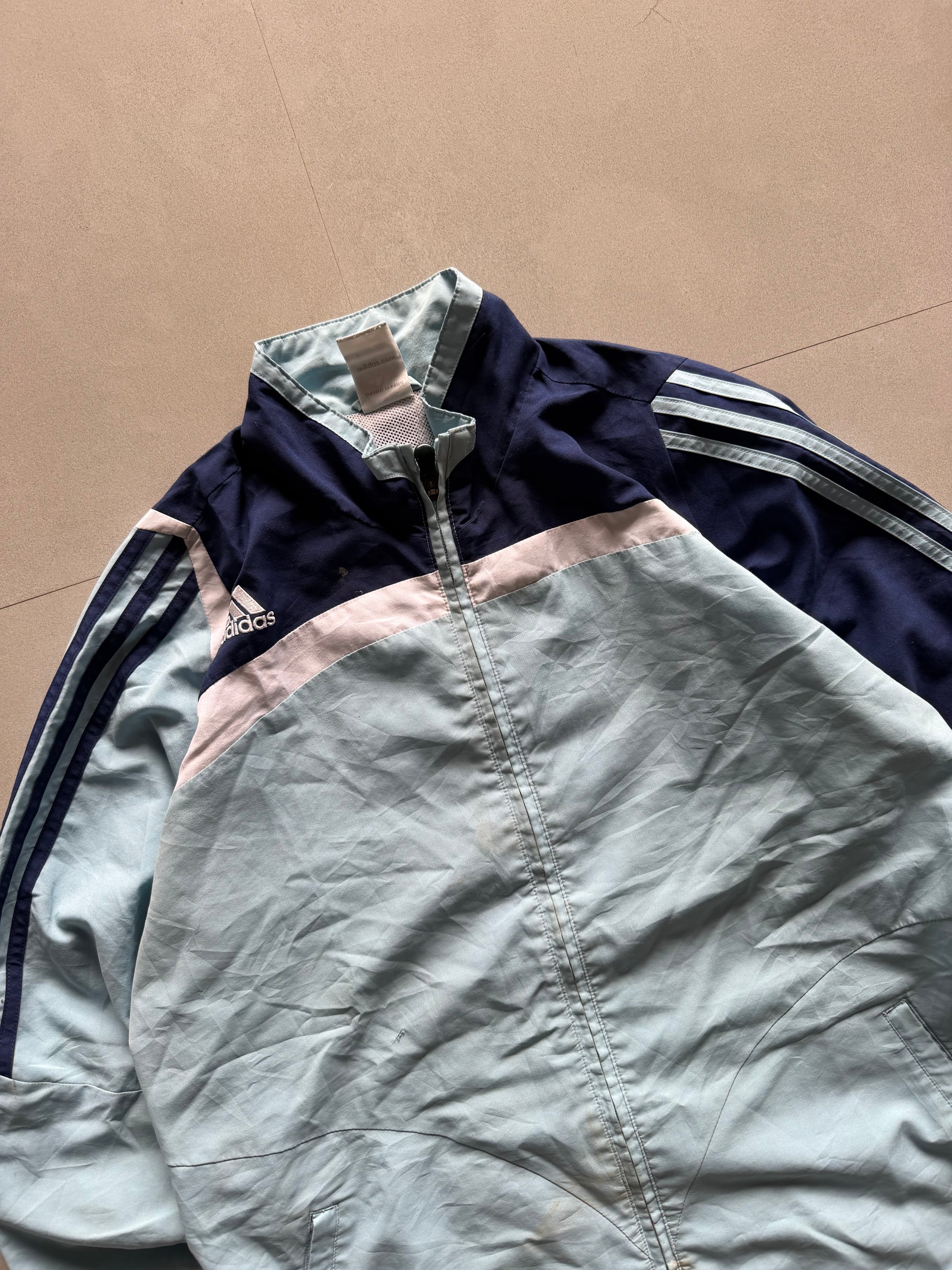 ADIDAS STRIPED JACKET - L