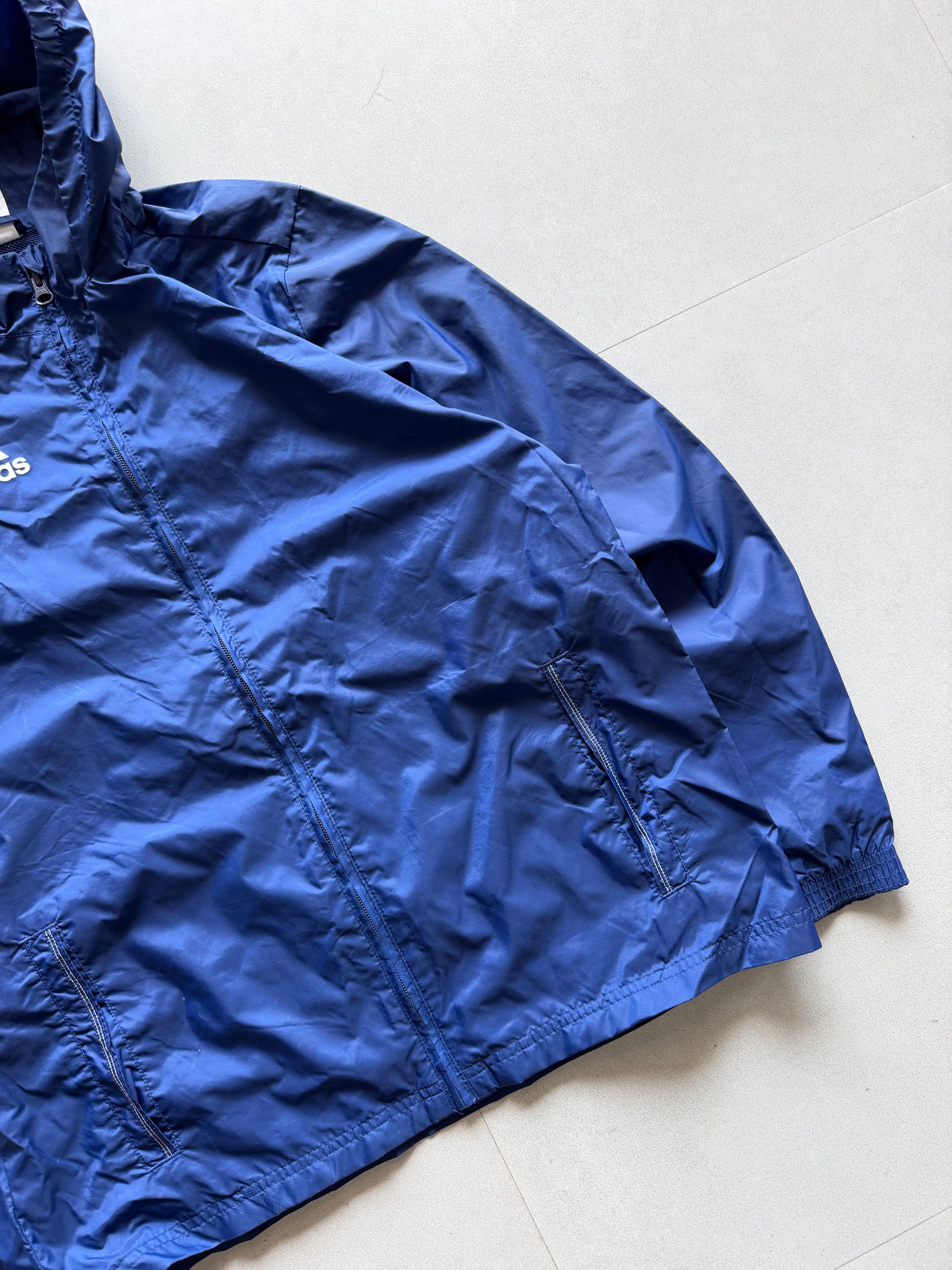 ADIDAS HOODED JACKET - M