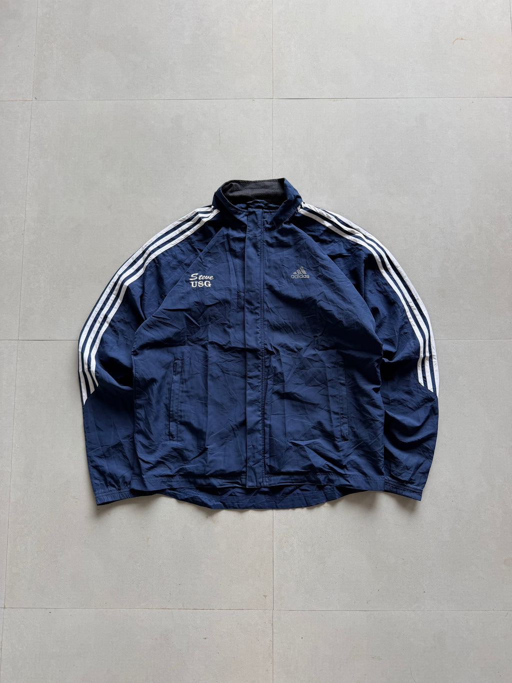 ADIDAS STRIPED JACKET - L