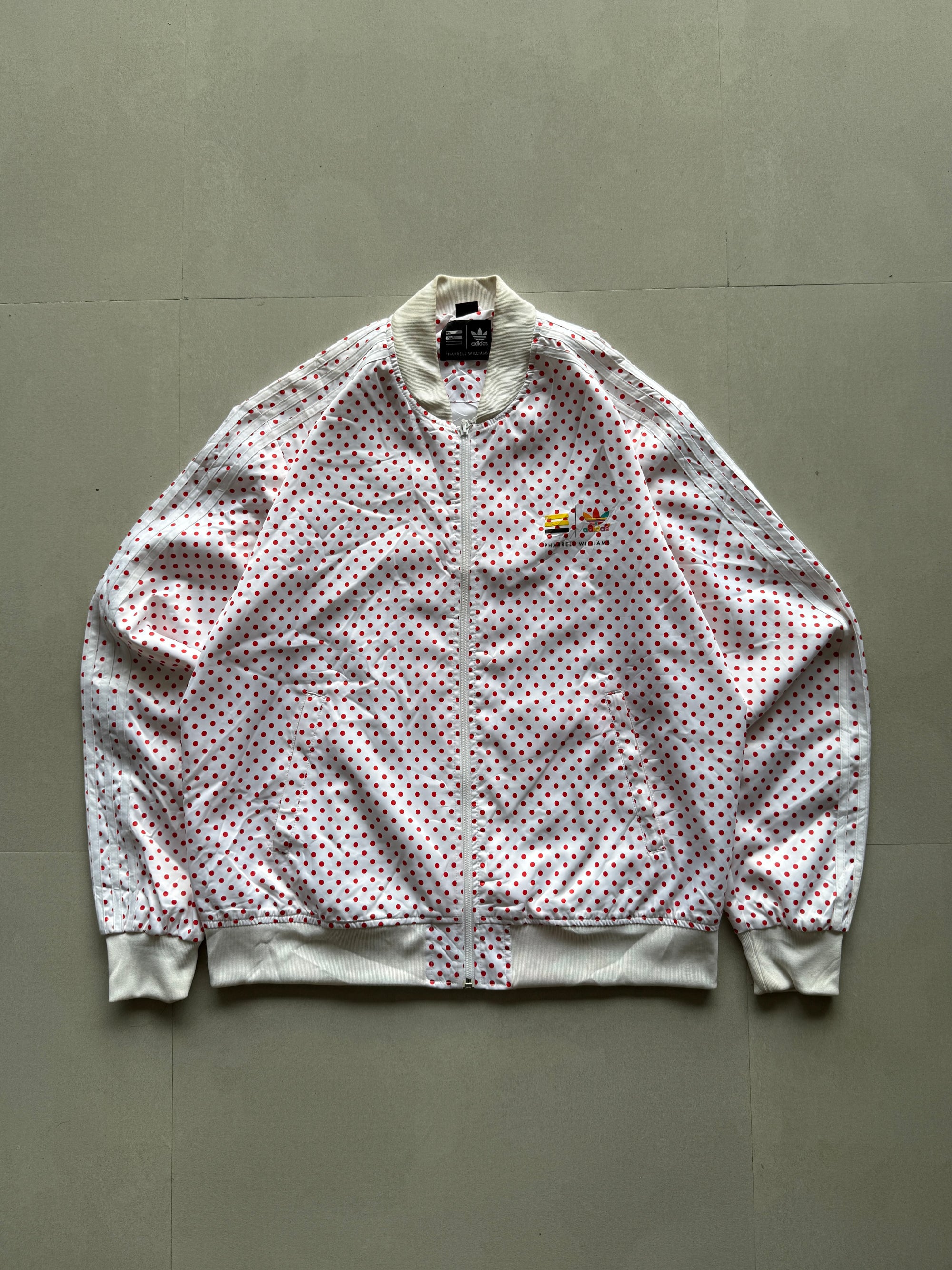 ADIDAS X PHARREL WILLIAMS POLKA DOT JACKET - L
