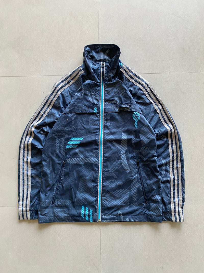 ADIDAS PRINTED STRIPED JACKET - M