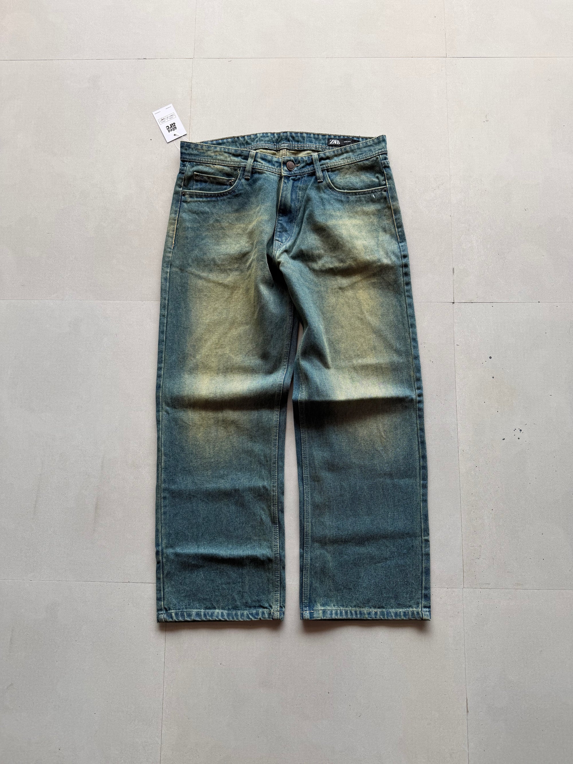 DARK GREEN WIDE LEG
