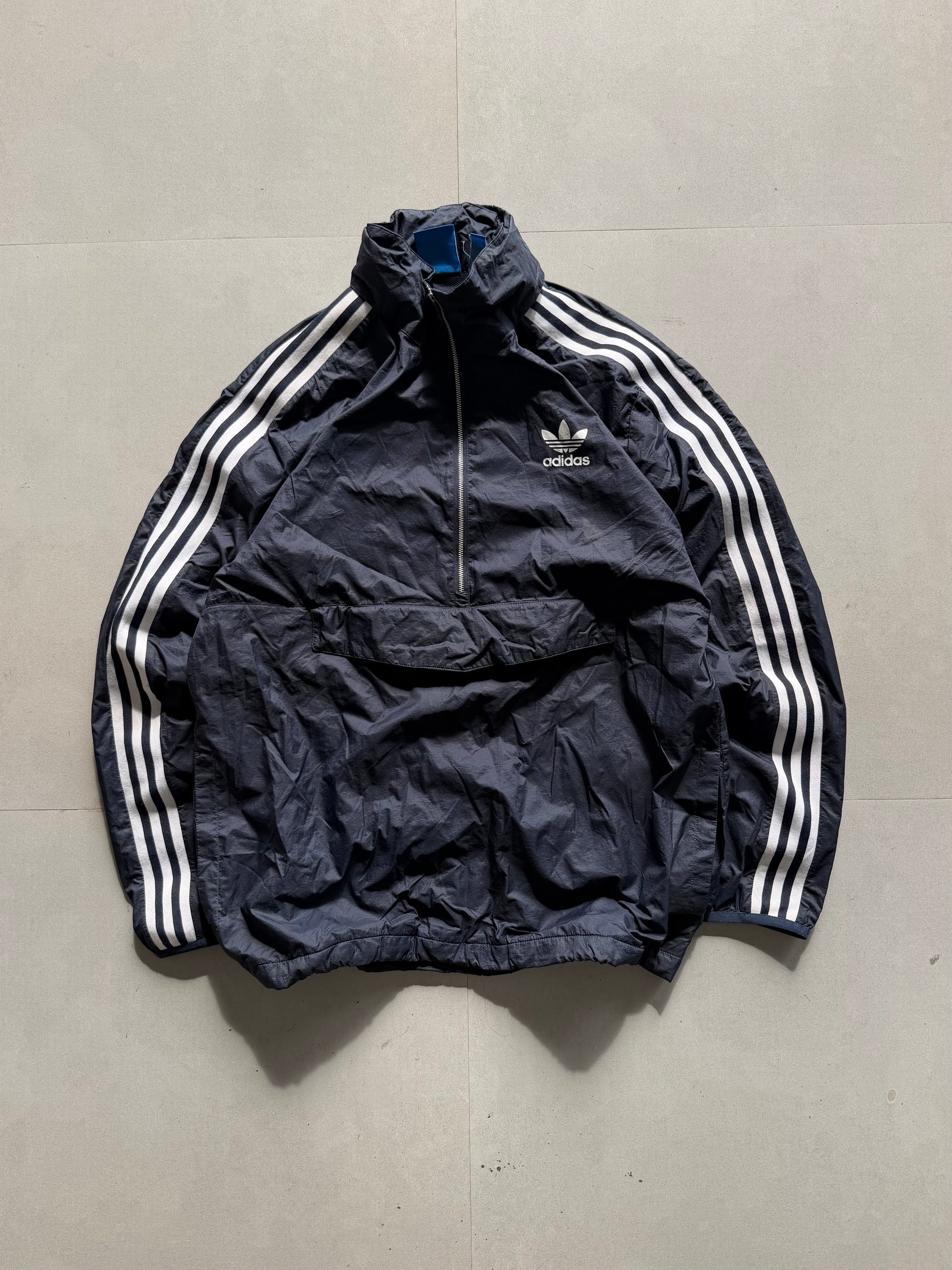 ADIDAS ORGINALS QUARTER ZIP JACKET - M