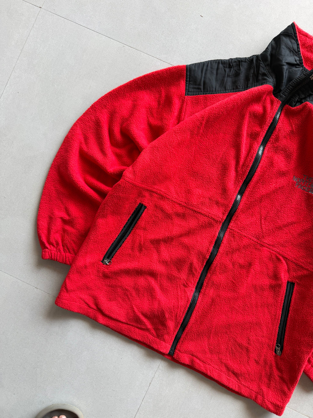 THE NORTH FACE FLEECE JACKET - L