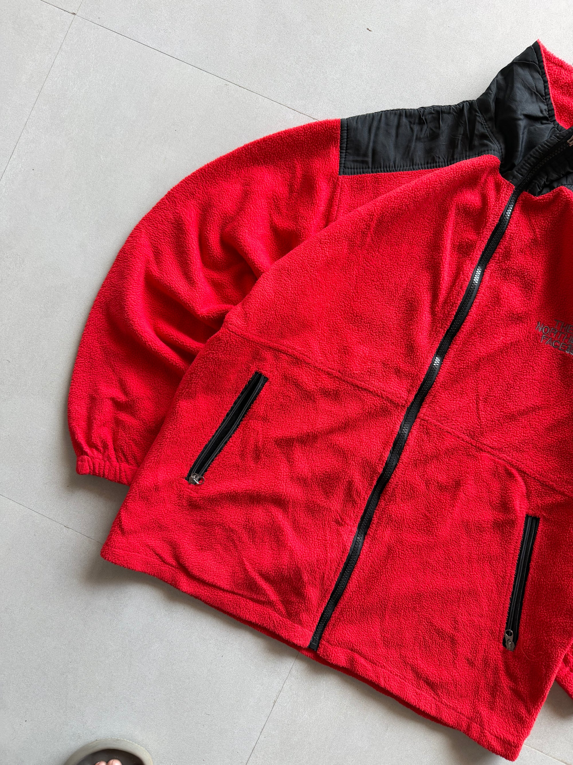 THE NORTH FACE FLEECE JACKET - L