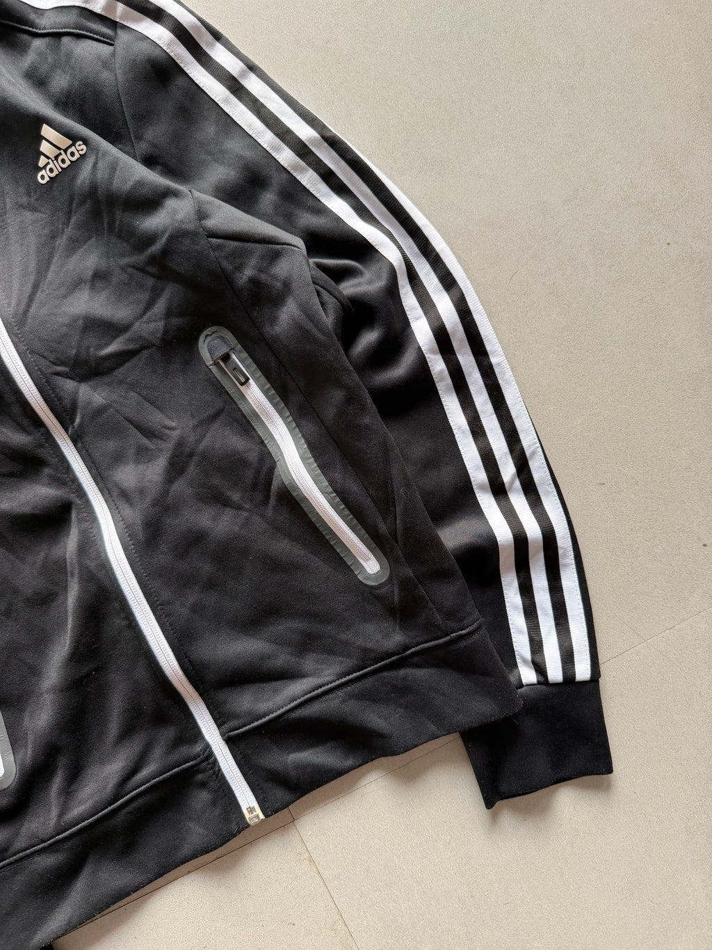 ADIDAS STRIPED FLYBIRD JACKET - XS