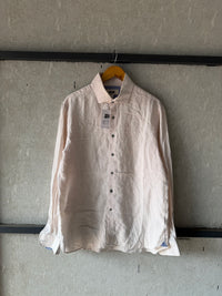 JOSEPH ABBOUD LINEN SHIRT SLN87 -  L