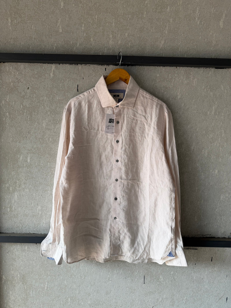 JOSEPH ABBOUD LINEN SHIRT SLN87 -  L