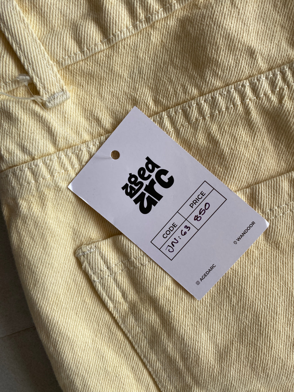 STRIGHT FIT DENIM - M