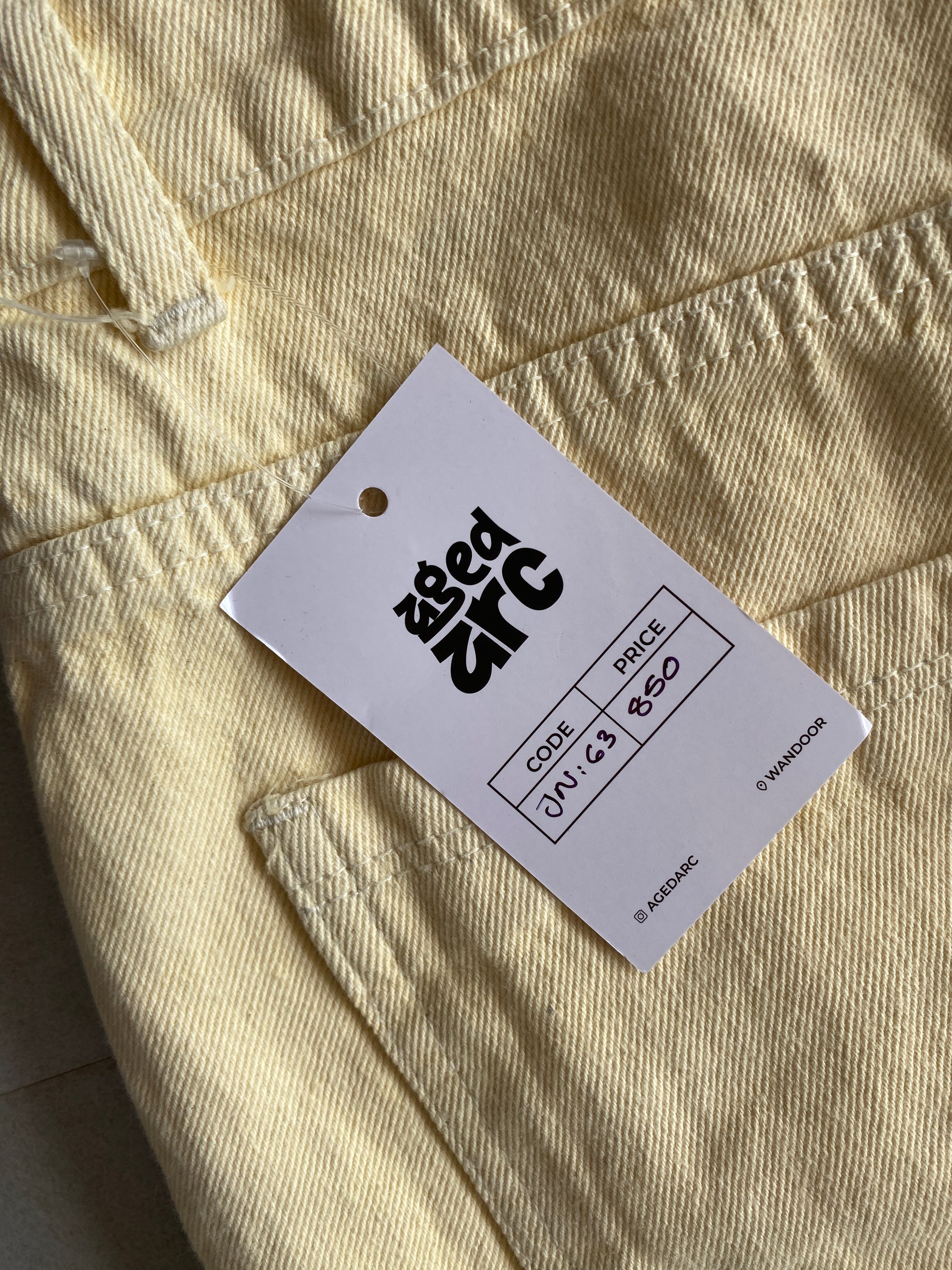 STRIGHT FIT DENIM - M
