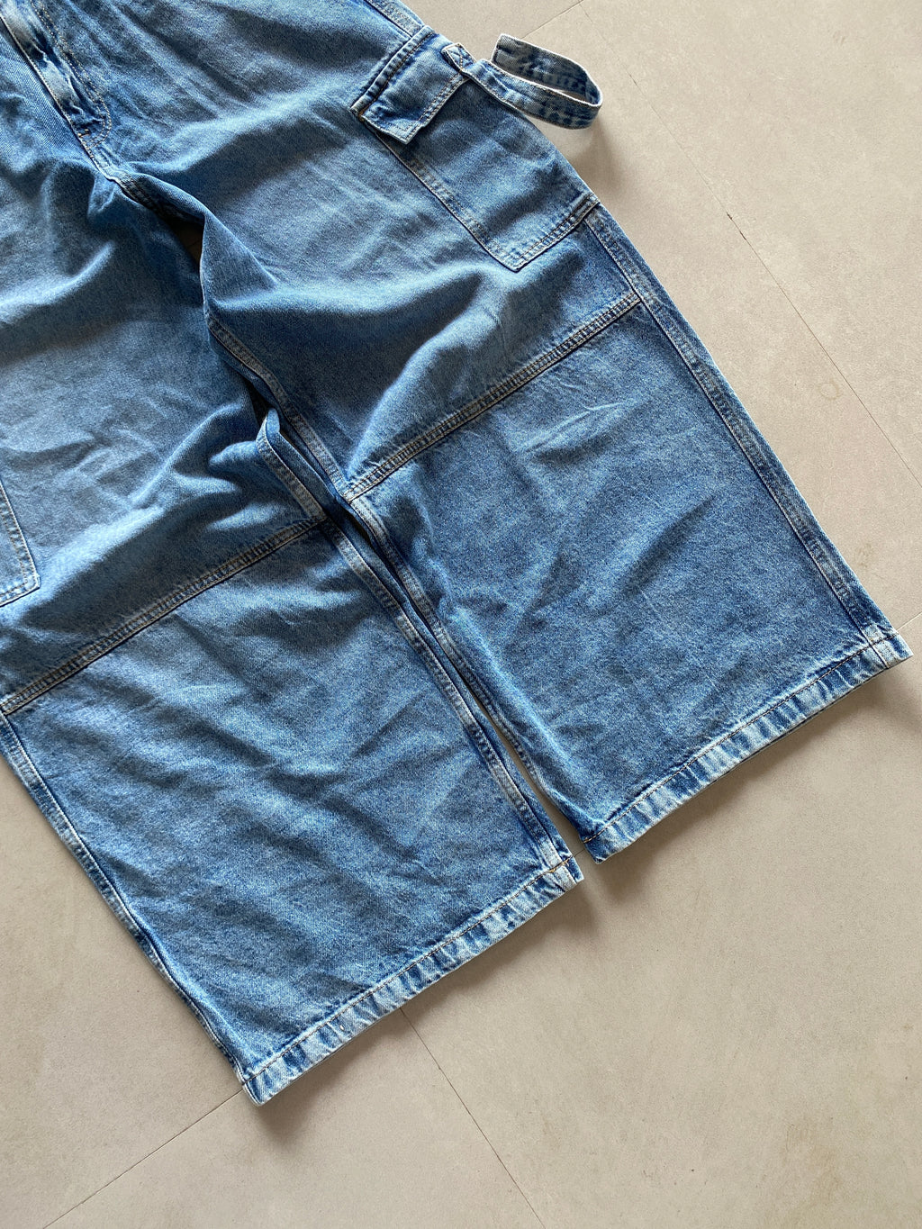 BAGGY MULTI POCKET DENIM - M
