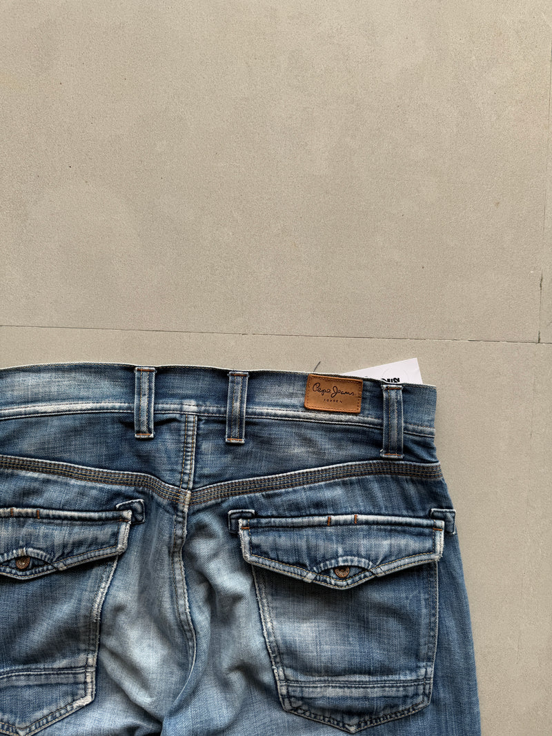 VINTAGE PEPE JEAN HEAVY DENIM - L
