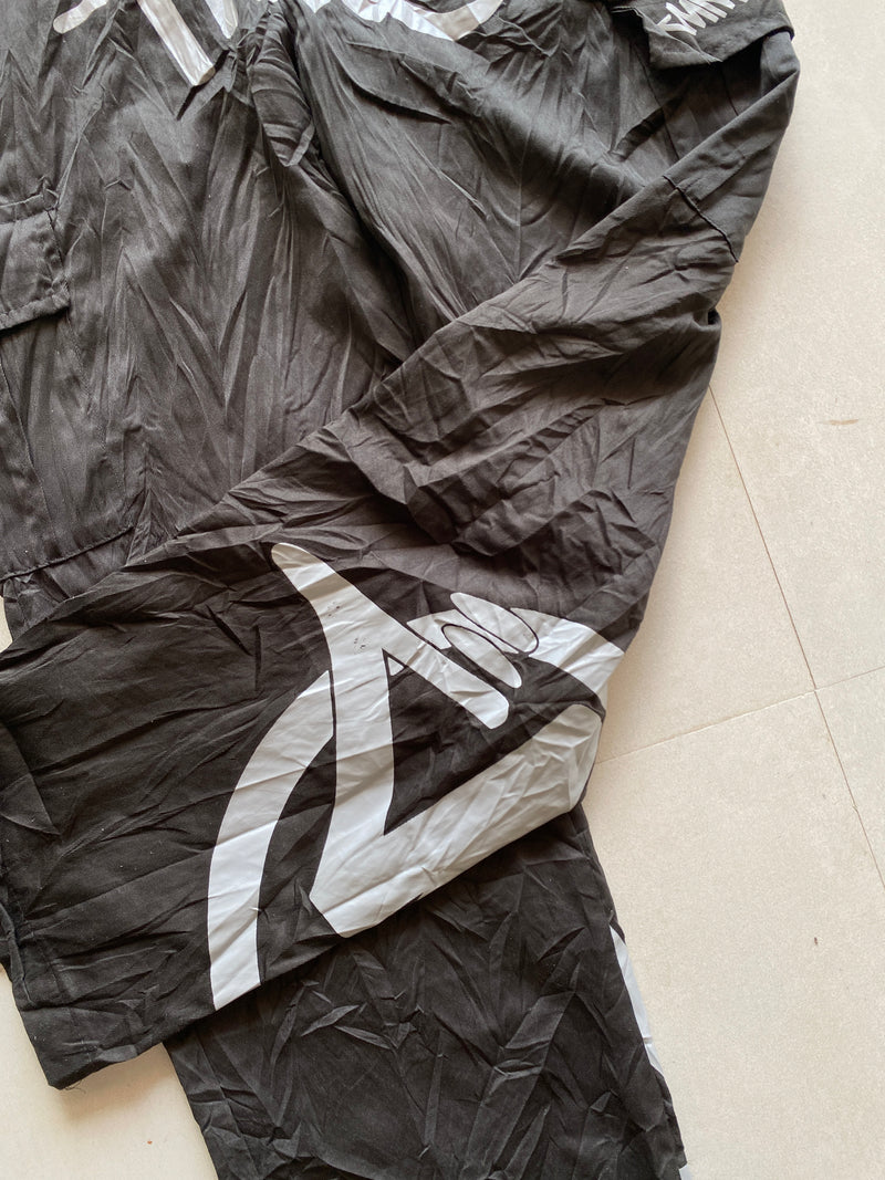 BAGGY PRINTED TRACK PANT - L