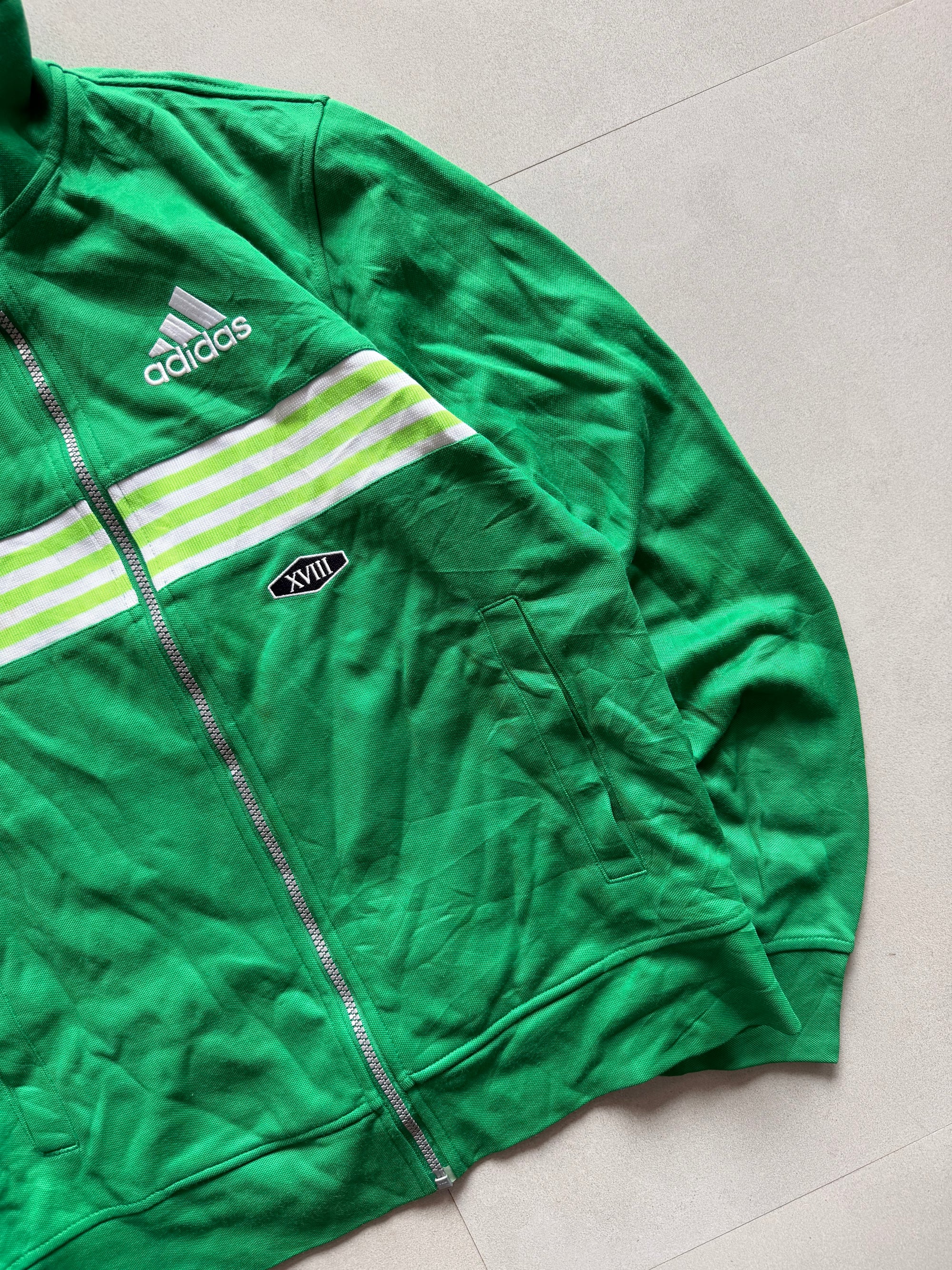 ADIDAS STRIPED JACKET - M