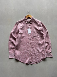 UNIQLO PINK PURE LINEN SHIRT - M