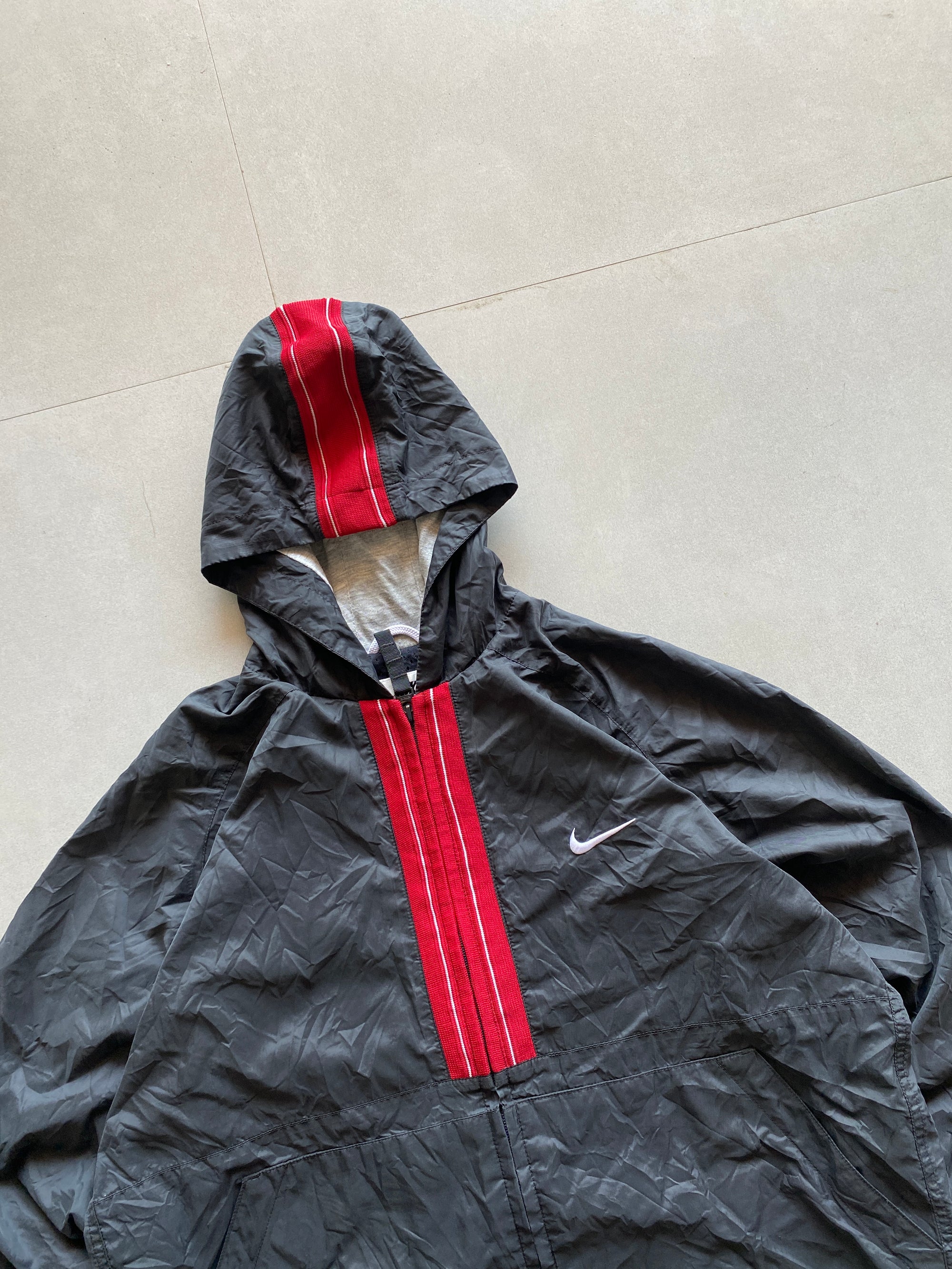 90s NIKE HOODED JACKET - L