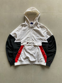 CHAMPION QUARTER ZIP JACKET - M