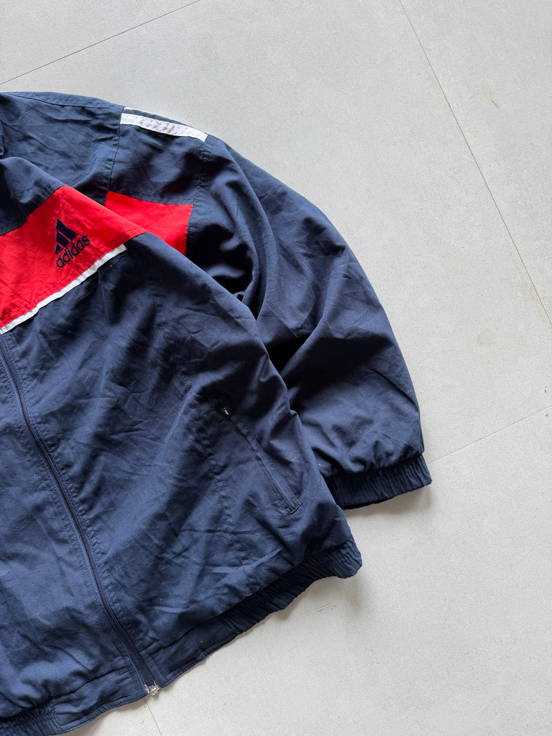 VINTAGE ADIDAS STRIPED JACKET - XL