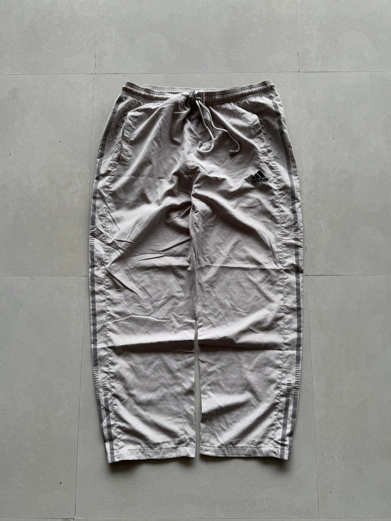 ADIDAS GREY TRACK PANTS - XL