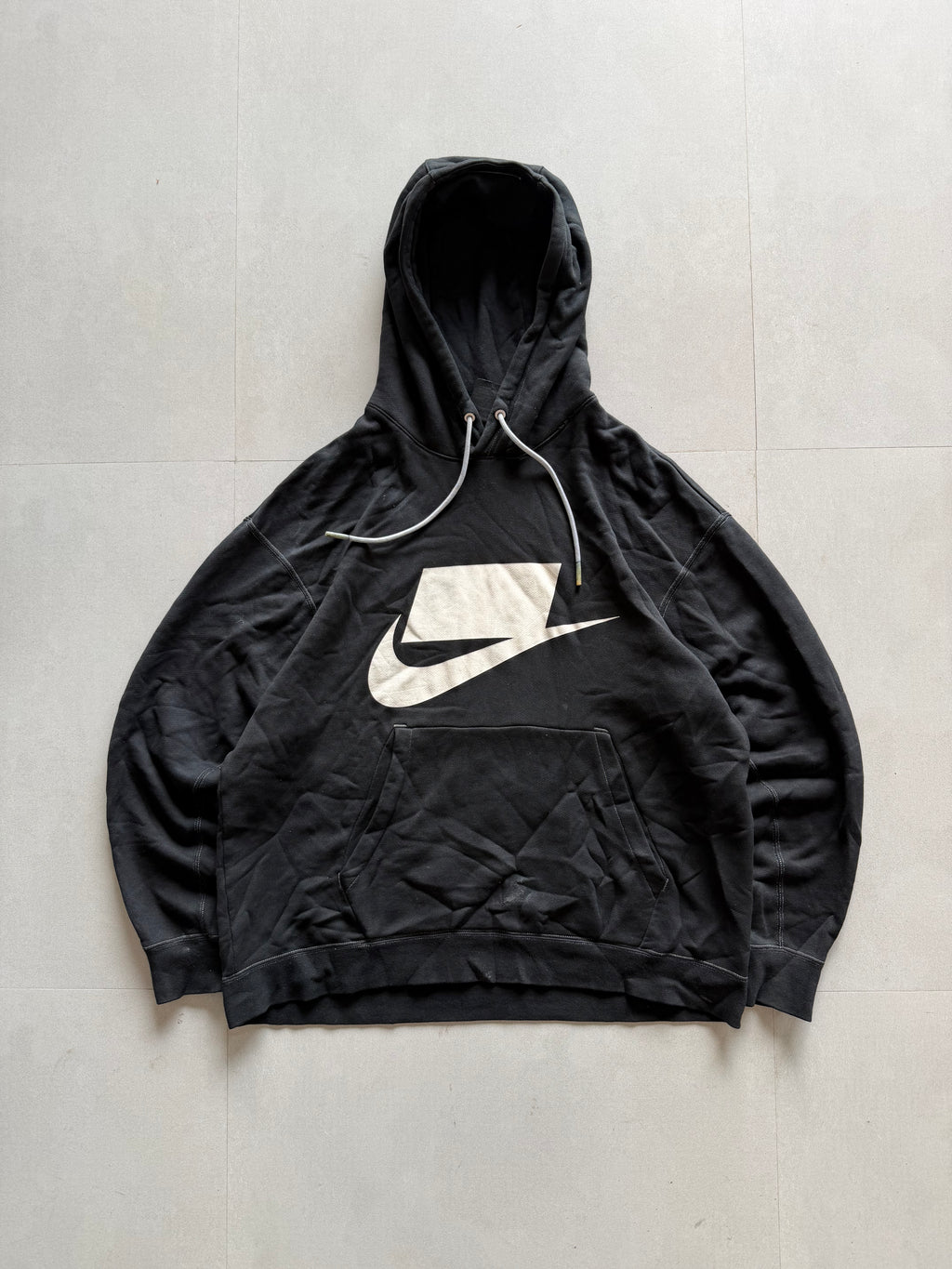 NIKE NOT A SAMPLE BIG LOGO HOODIE - L
