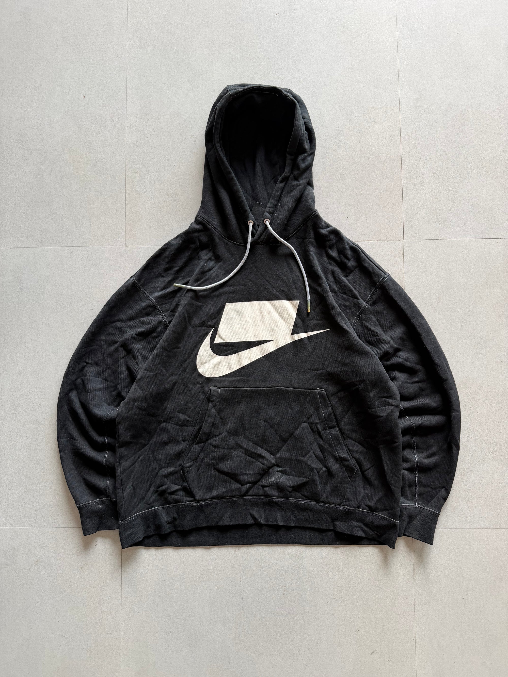 NIKE NOT A SAMPLE BIG LOGO HOODIE - L