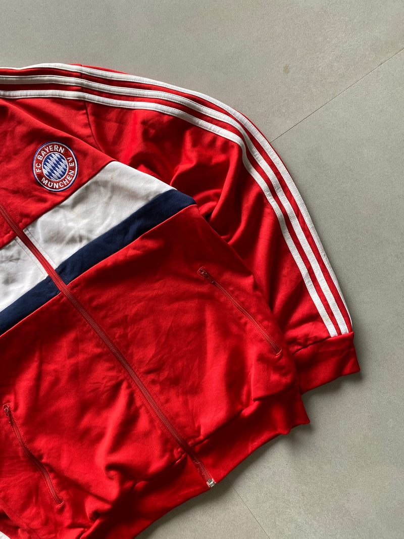 VINTAGE ADIDAS BAYERN MUNICH STRIPED JACKET - M