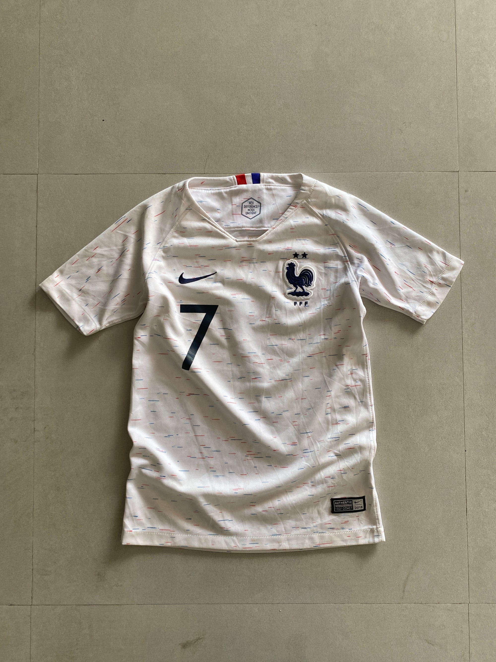 2018 NIKE FRANCE GRIEZMANN (7) JERSEY - YS