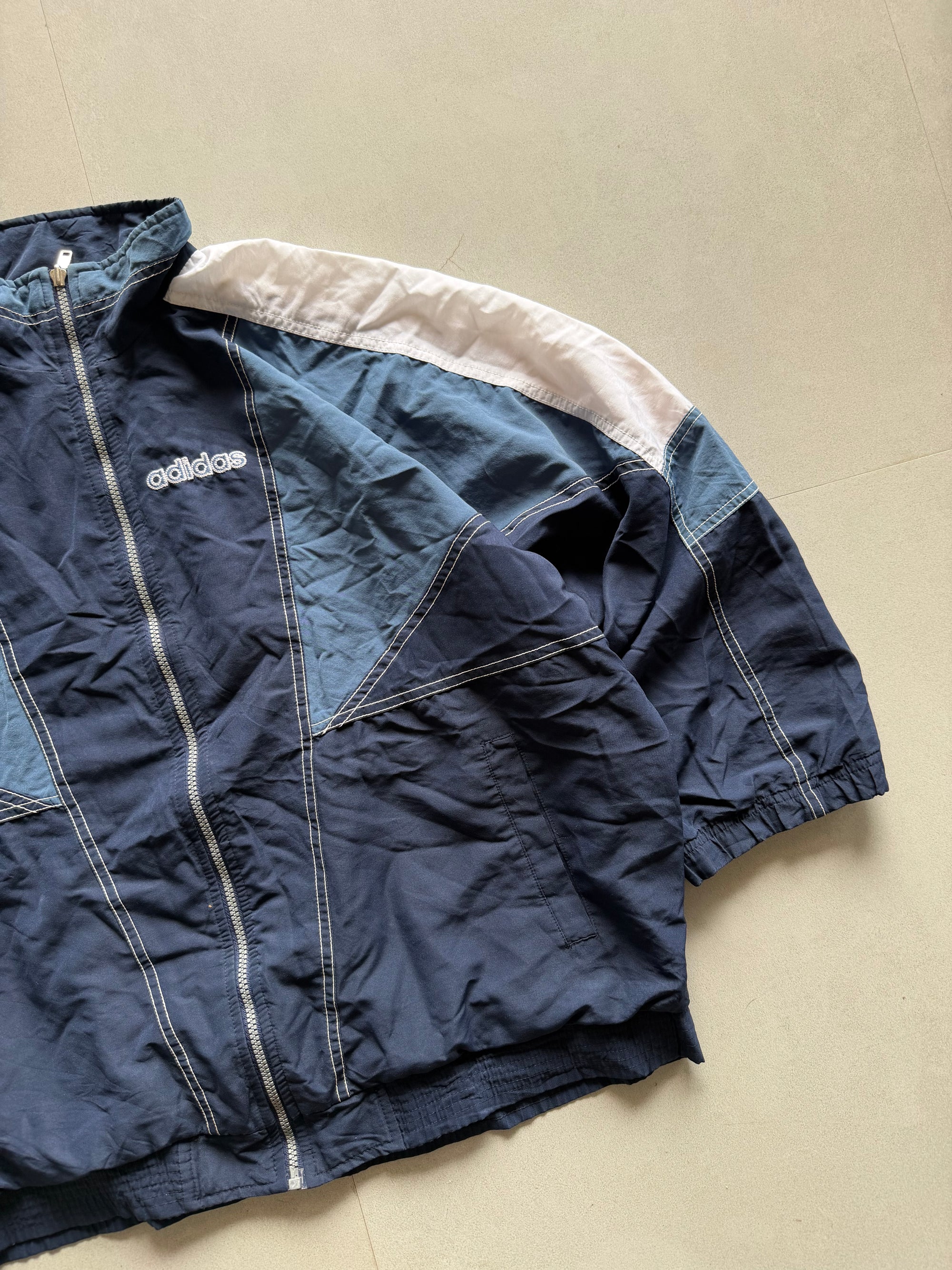 90S ADIDAS BIG LOGO JACKET - XXL