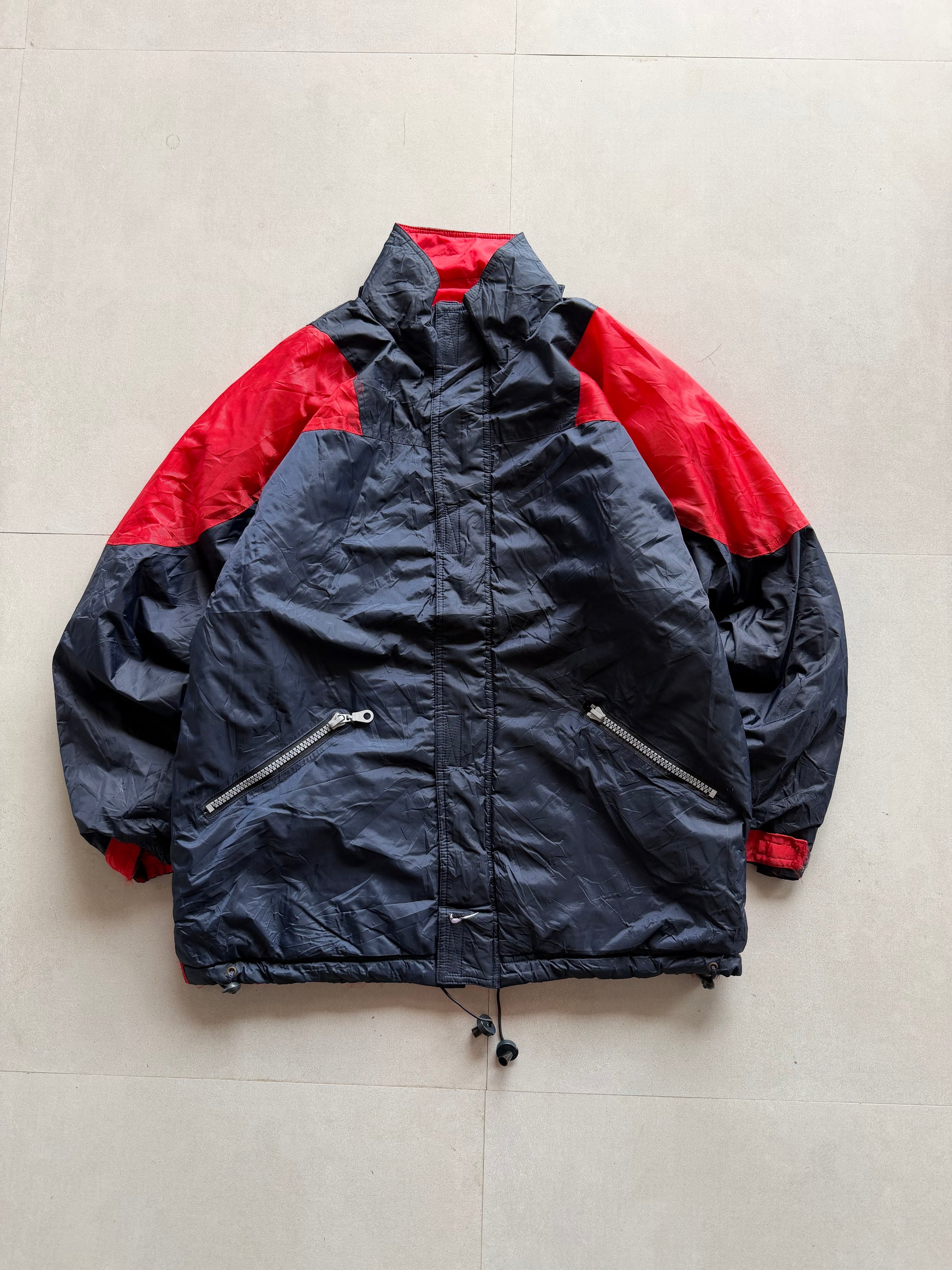 90S NIKE REVERSIBLE BIG LOGO JACKET - XL