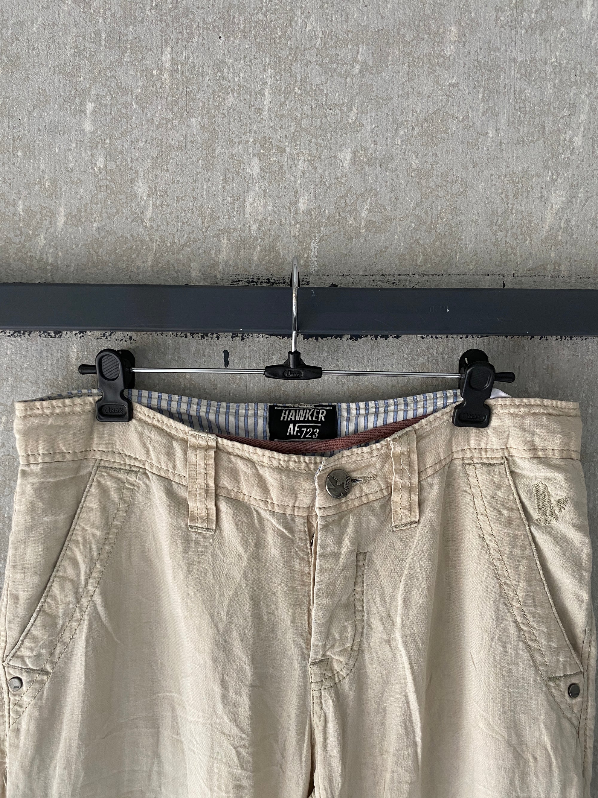 HAWKER BAGGY LINEN PANT - M