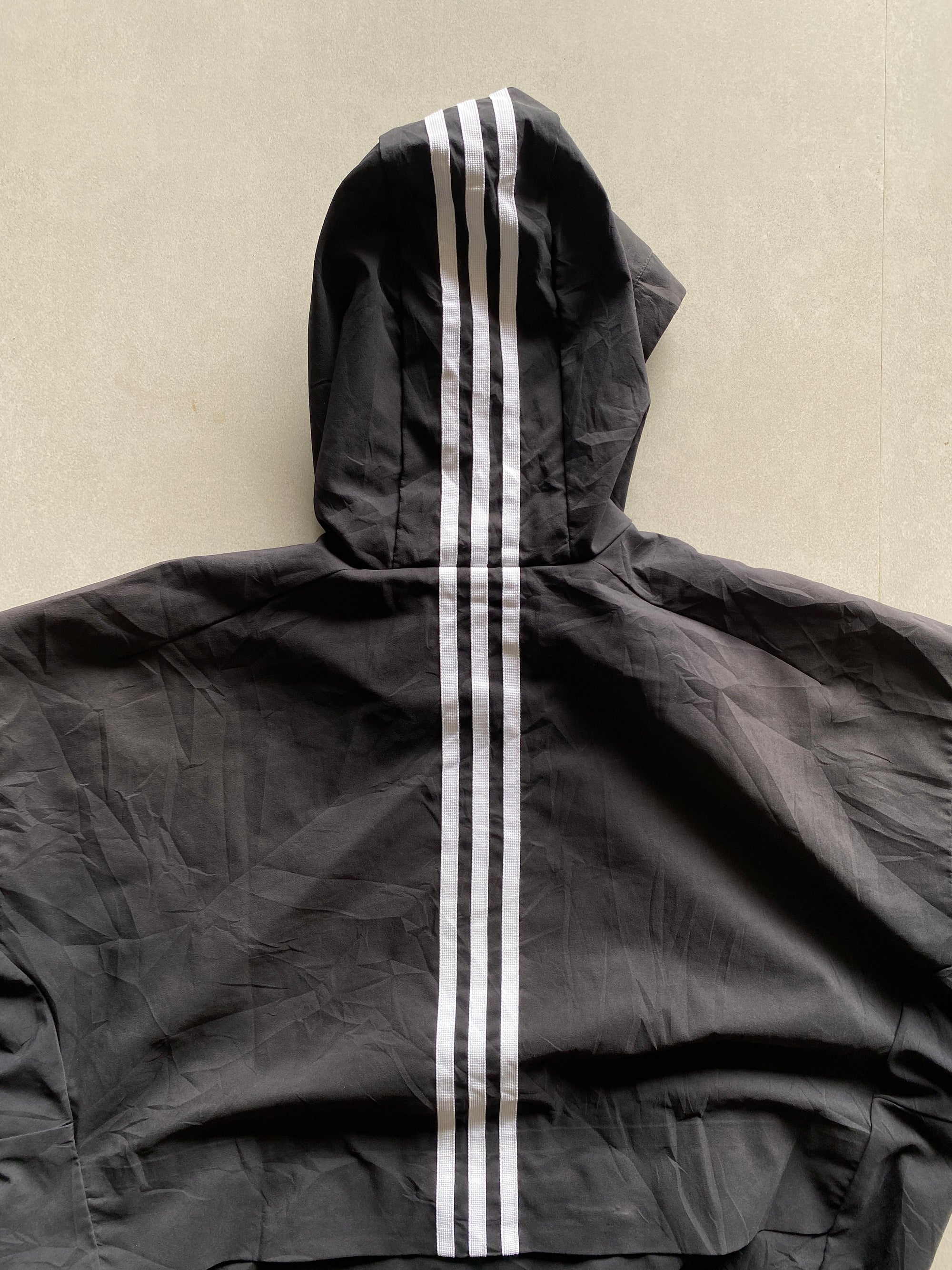 VINTAGE ADIDAS HOODED JACKET - XL
