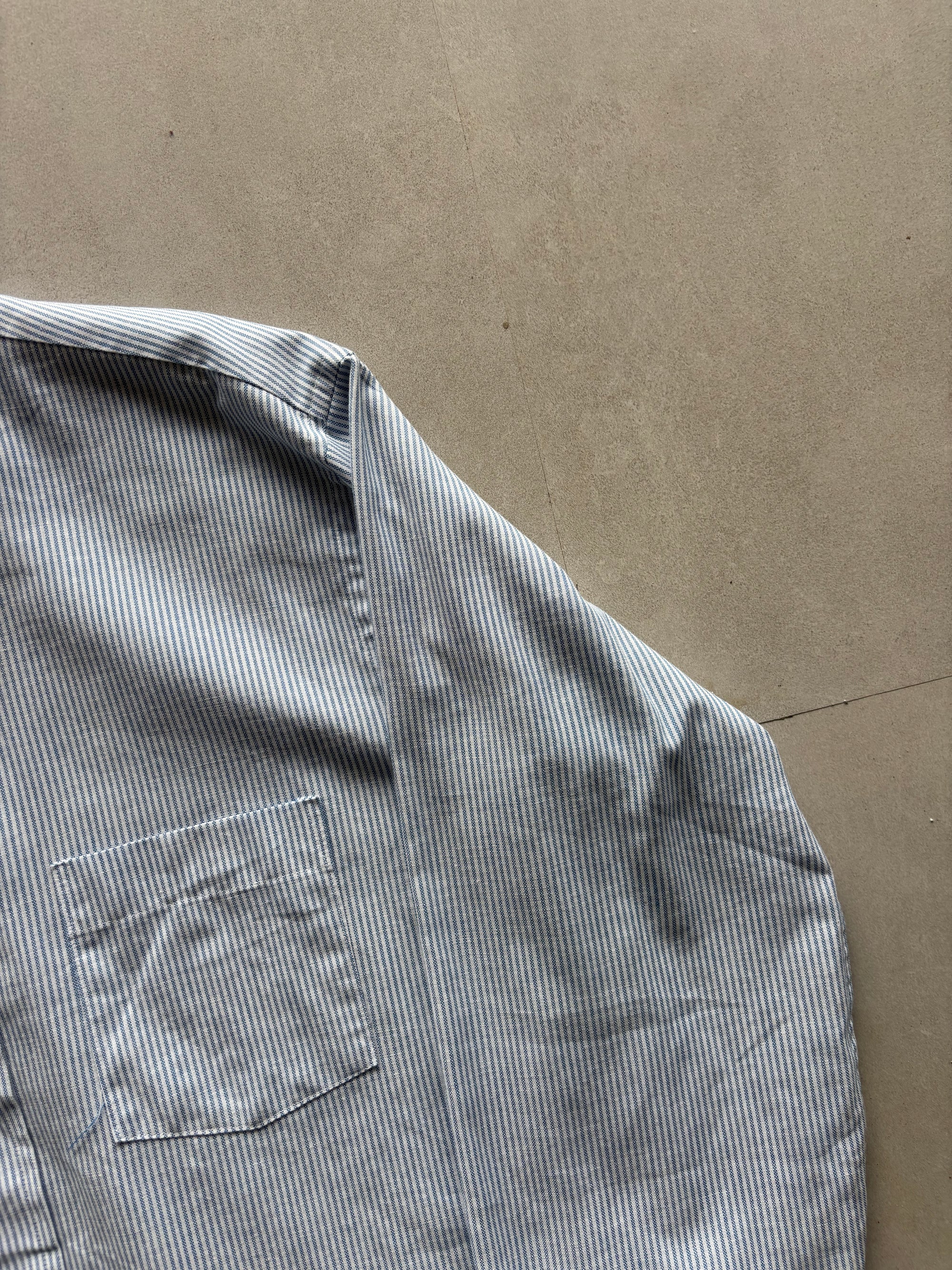ARROW BLUE STRIPED SHIRT - L