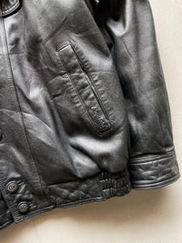 VINTAGE RAPIDO LEATHER BOMBER JACKET - M