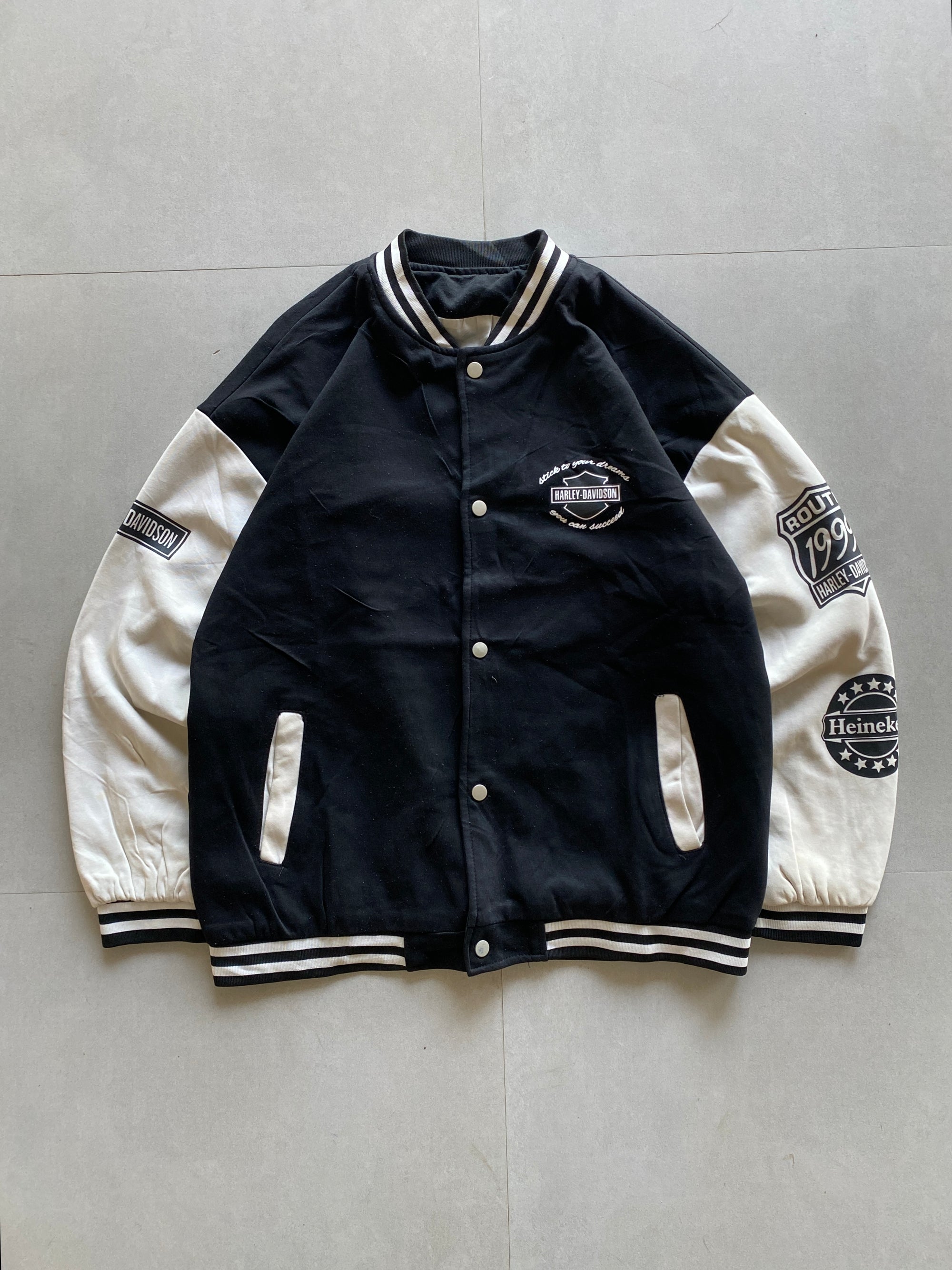 HARLEY DAVIDSON VARSITY JACKET (bootleg) - XL