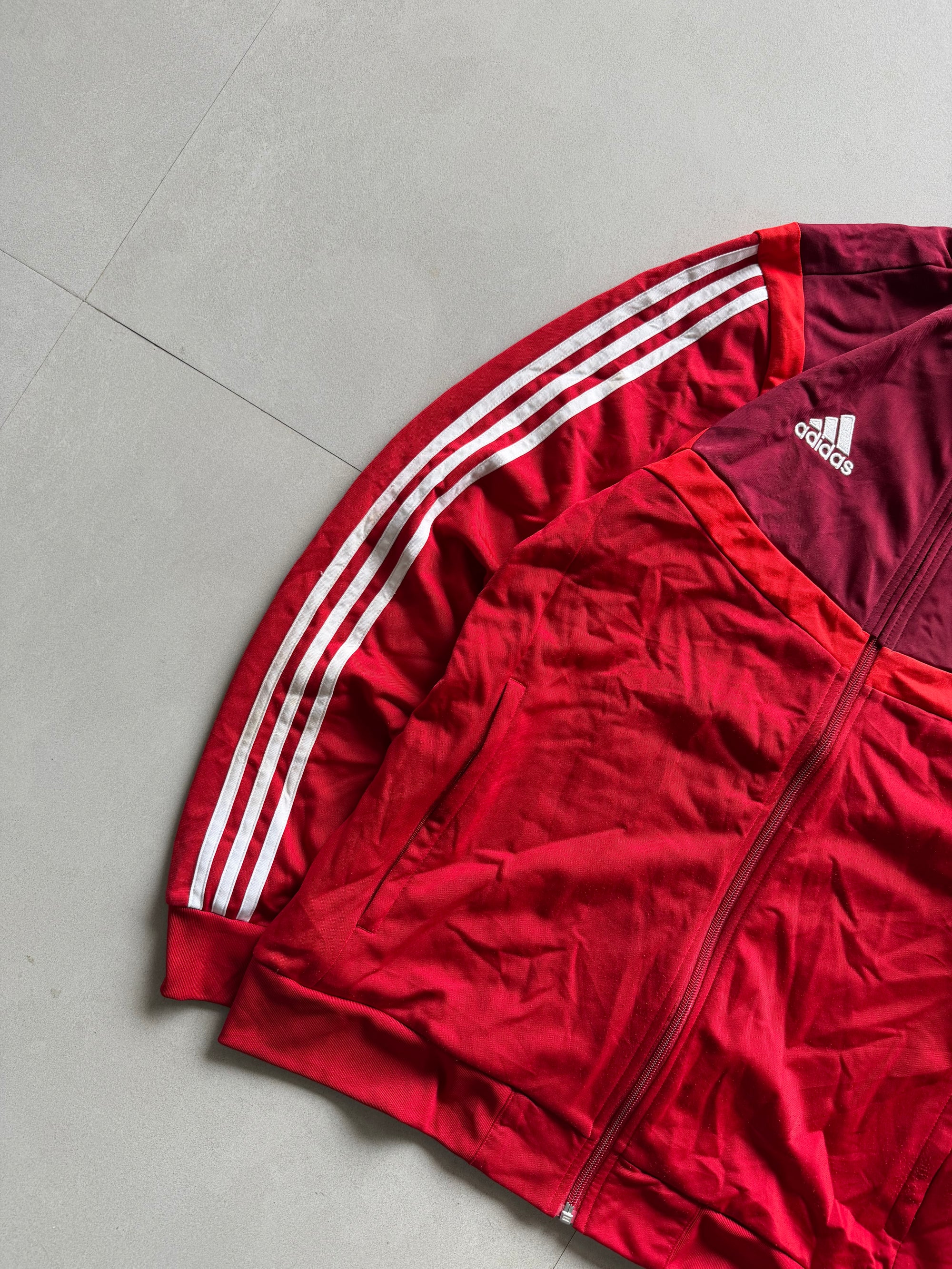 ADIDAS STRIPED JACKET - M