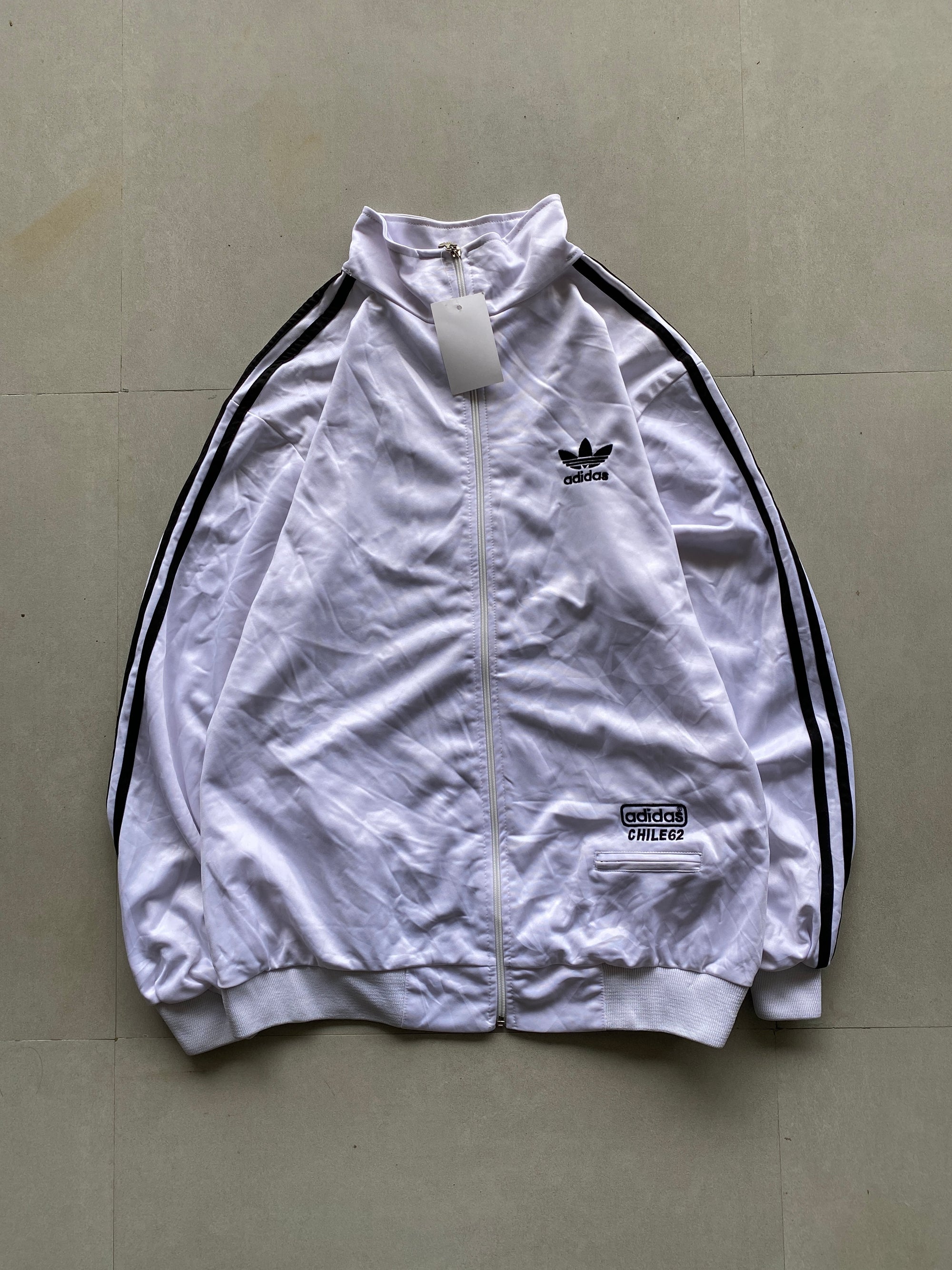ADIDAS ORGINALS STRIPED JACKET - L