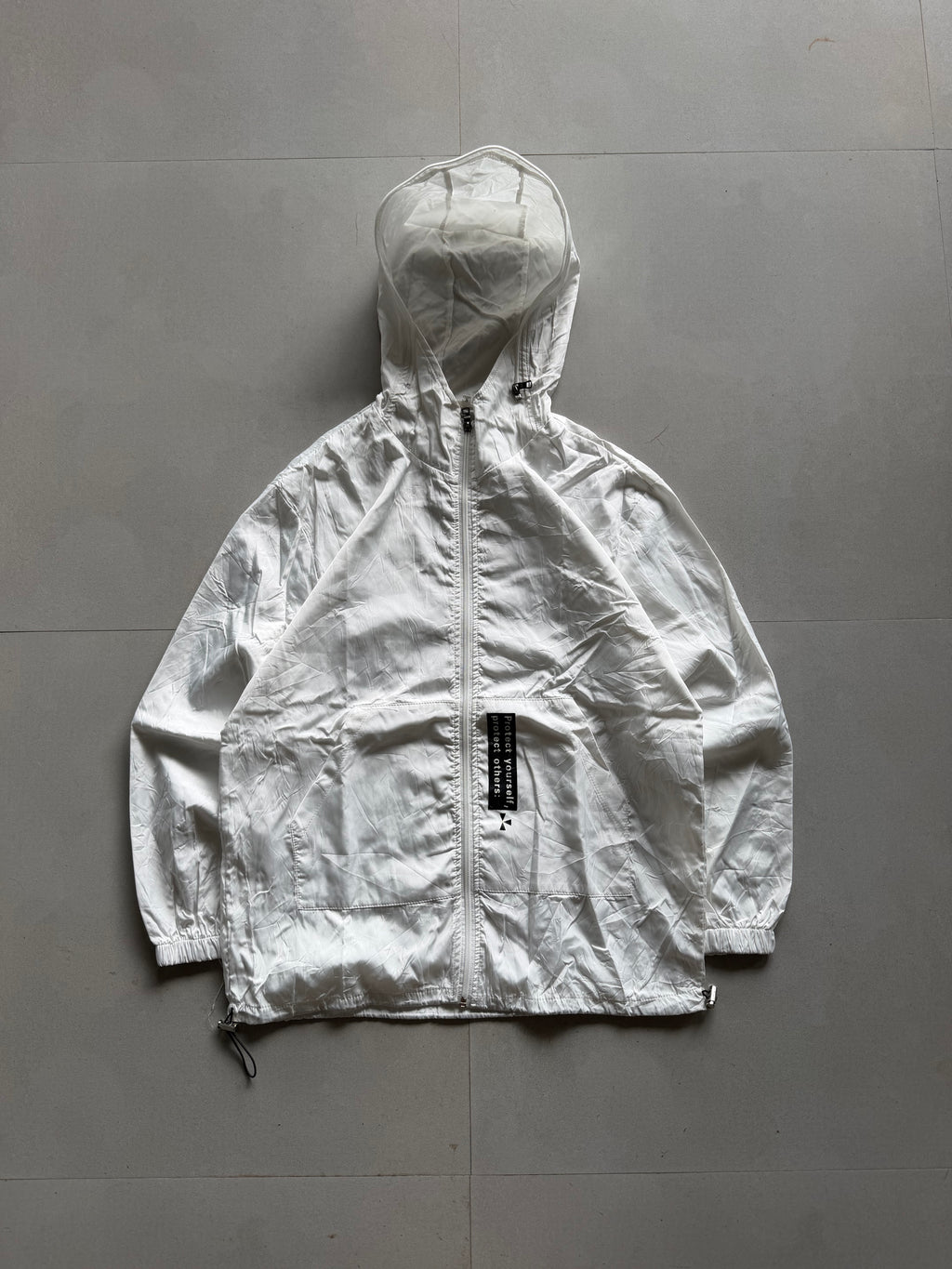 VINTAGE STYLE HOODED JACKET - M