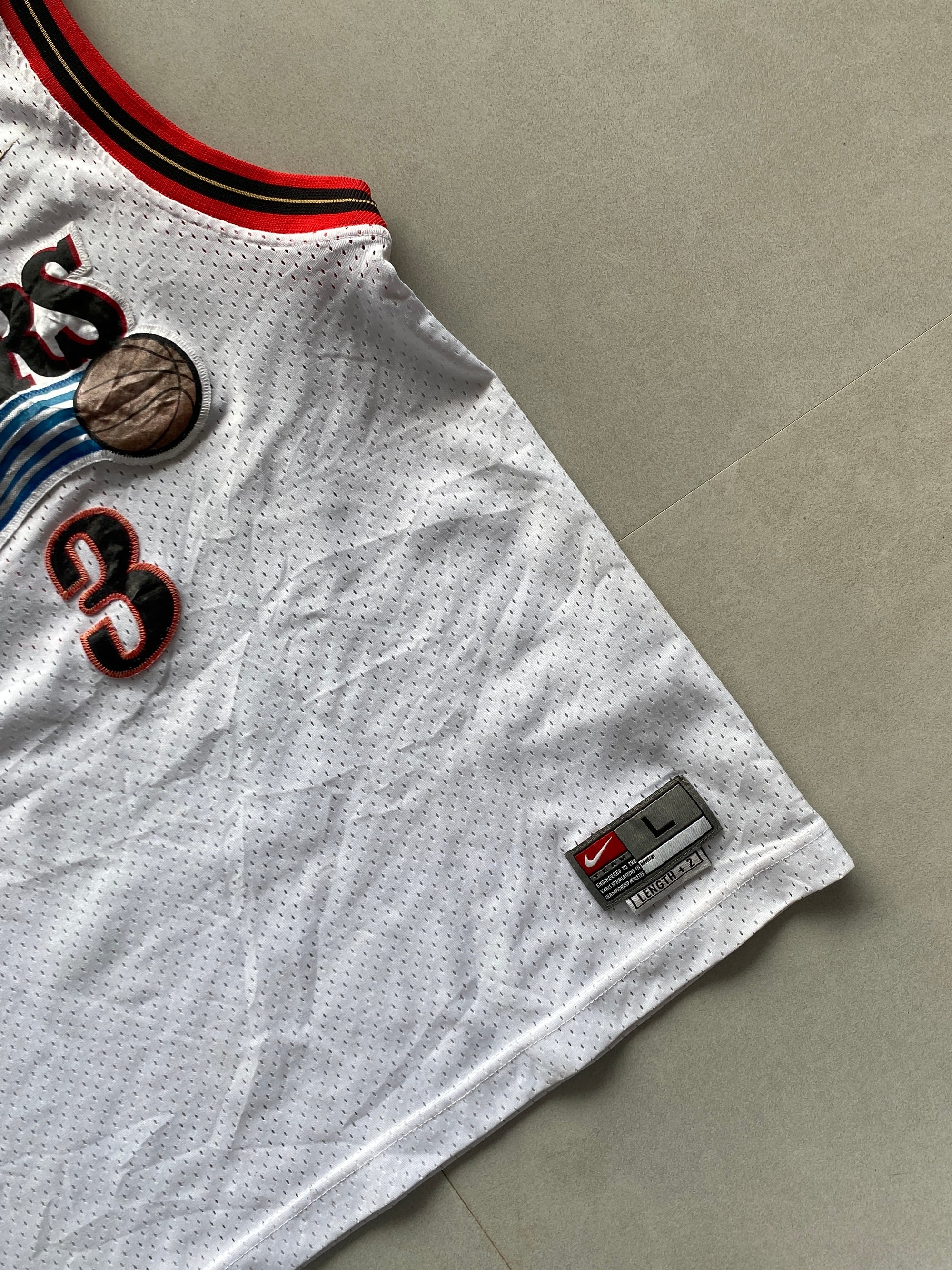 NIKE ALLEN IVERSON PHILADELPHIA 76ERS NBA JERSEY - XS