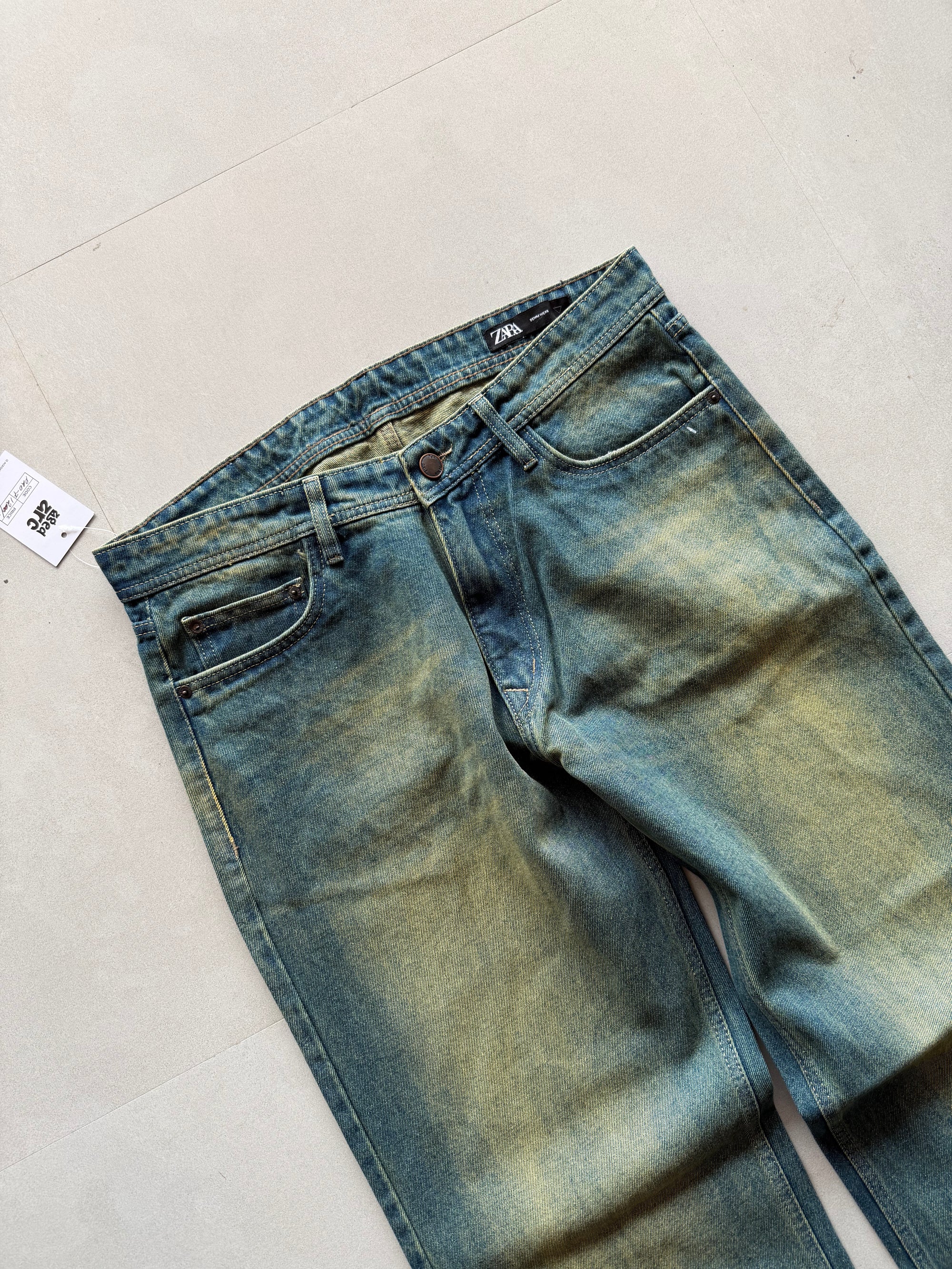 DARK GREEN WIDE LEG