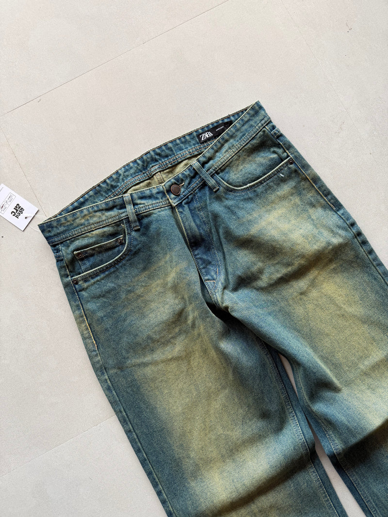 DARK GREEN WIDE LEG