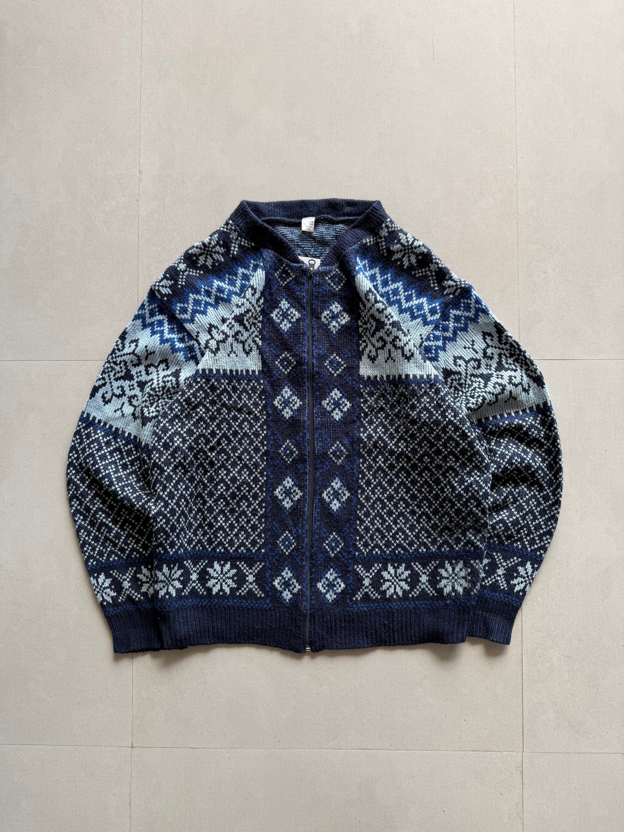 ZIPPER KNIT SWEATER SW28 - M