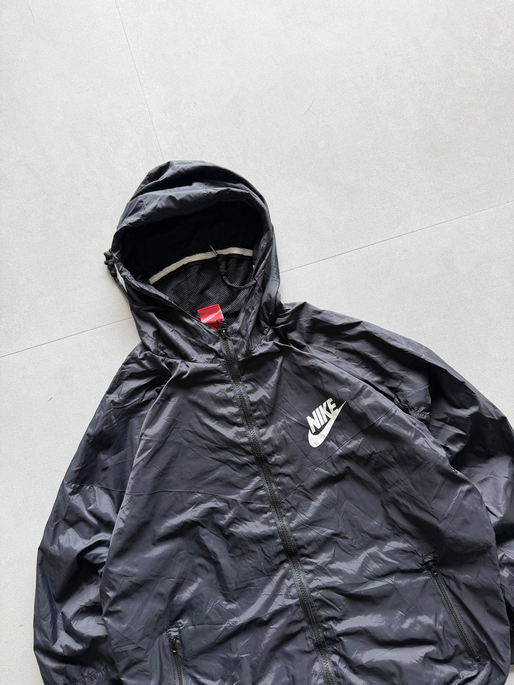 NIKE HOODED JACKET - L